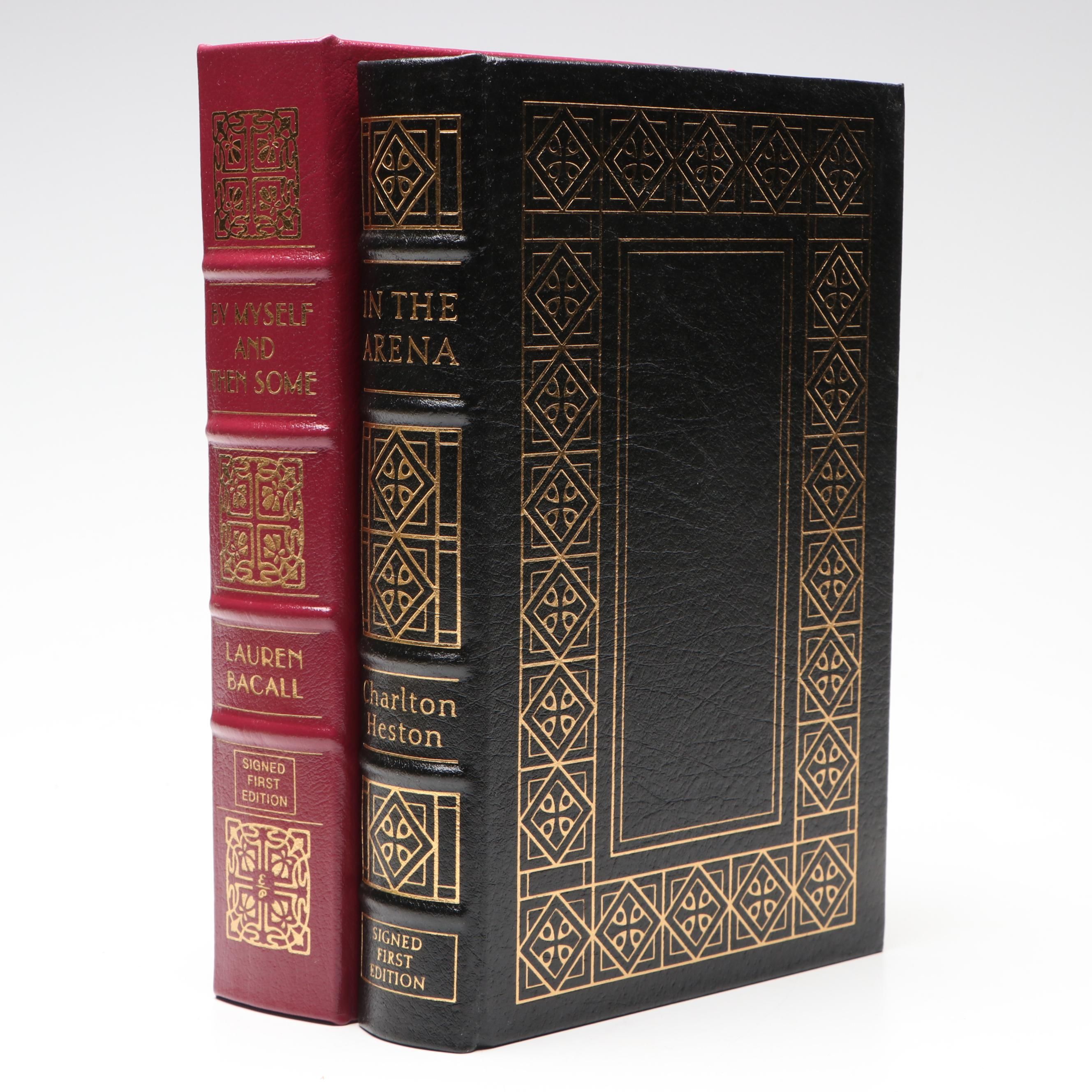 Signed First Edition "In the Arena" by Charlton Heston and More