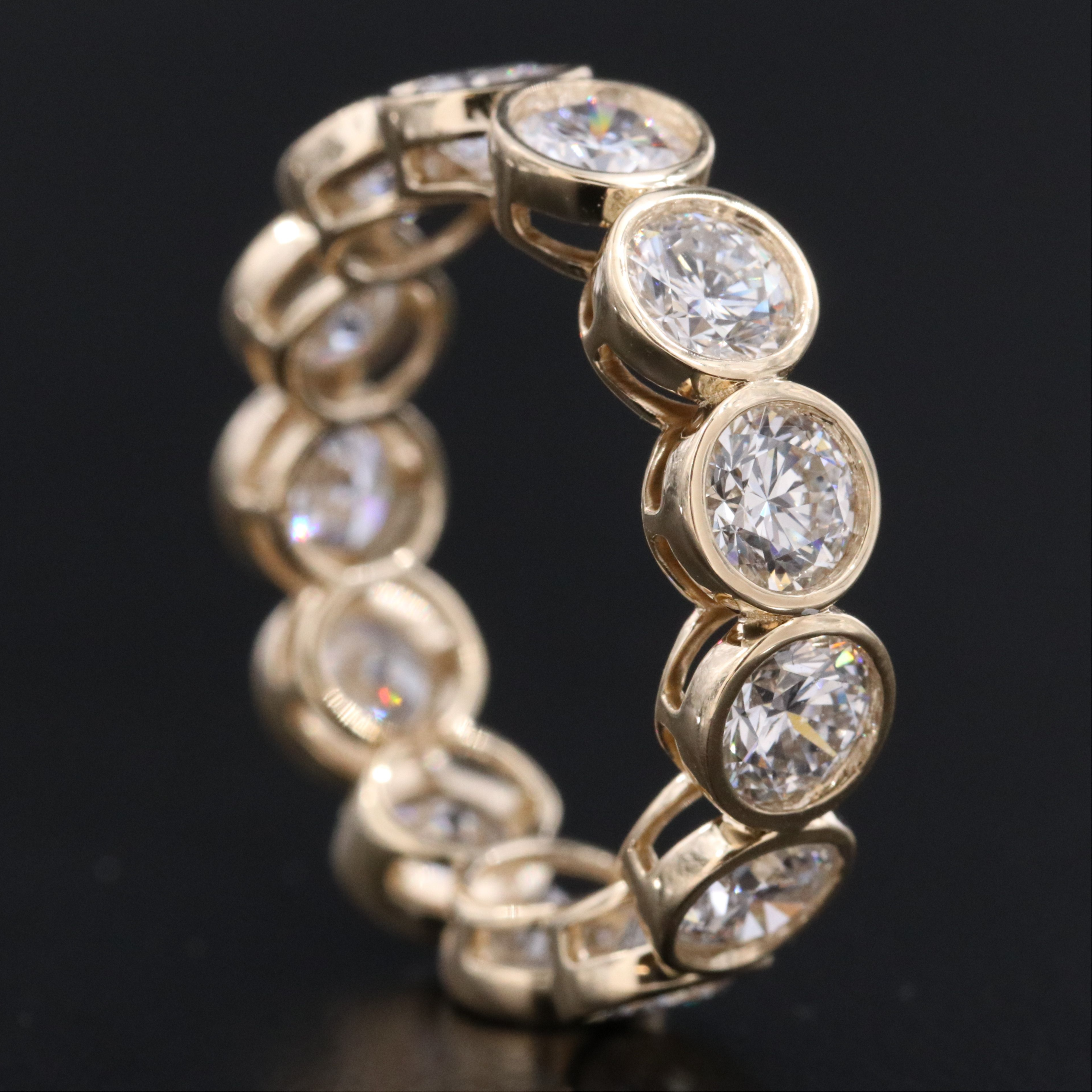 14K 4.13 CTW Lab Grown Diamond Eternity Band