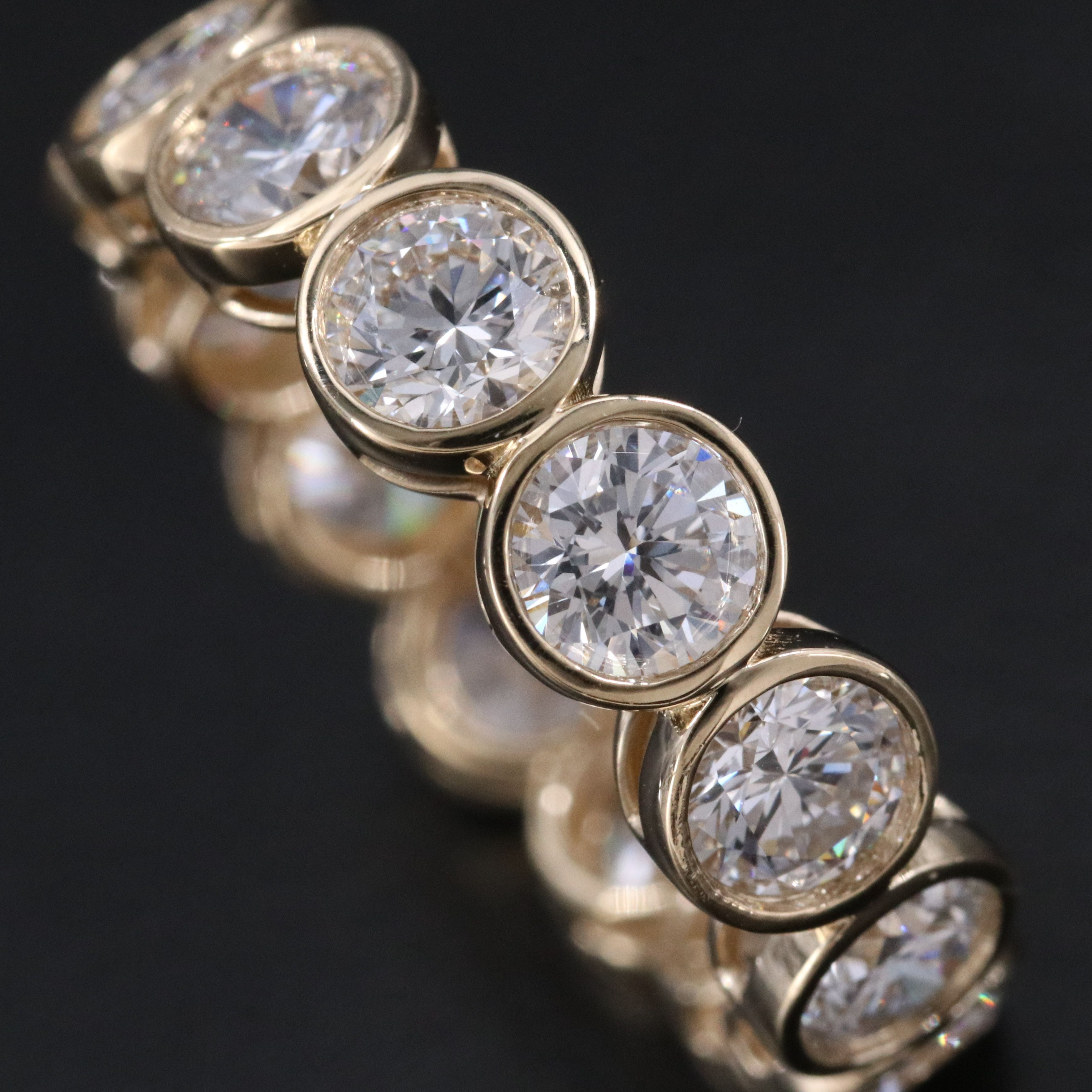 14K 4.13 CTW Lab Grown Diamond Eternity Band