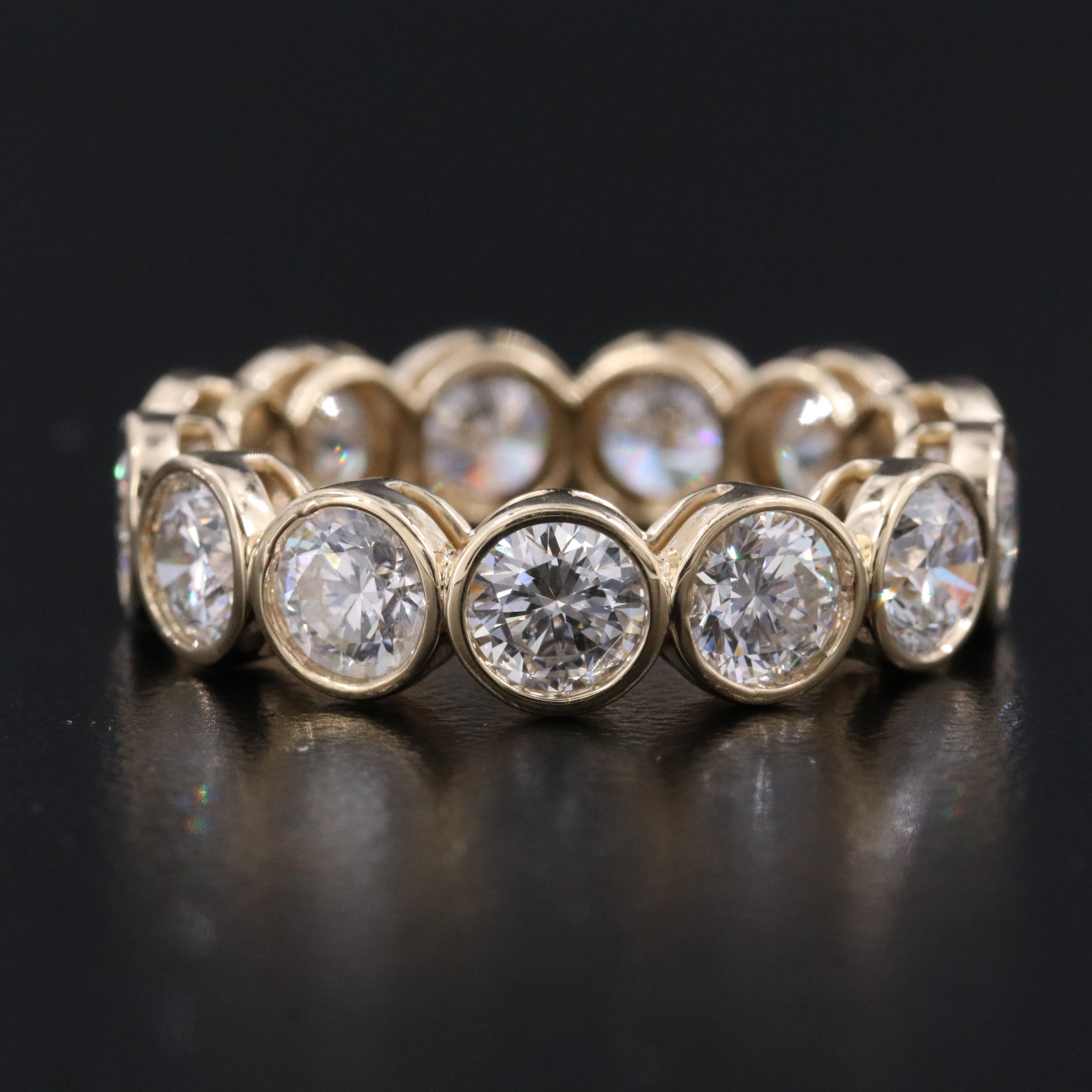 14K 4.13 CTW Lab Grown Diamond Eternity Band