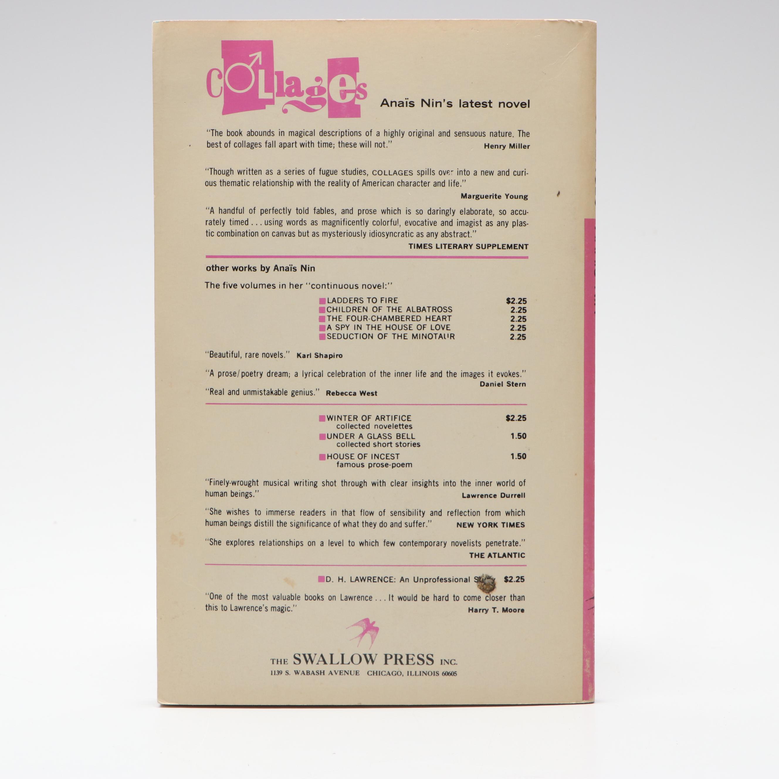 "Collages" by Anaïs Nin