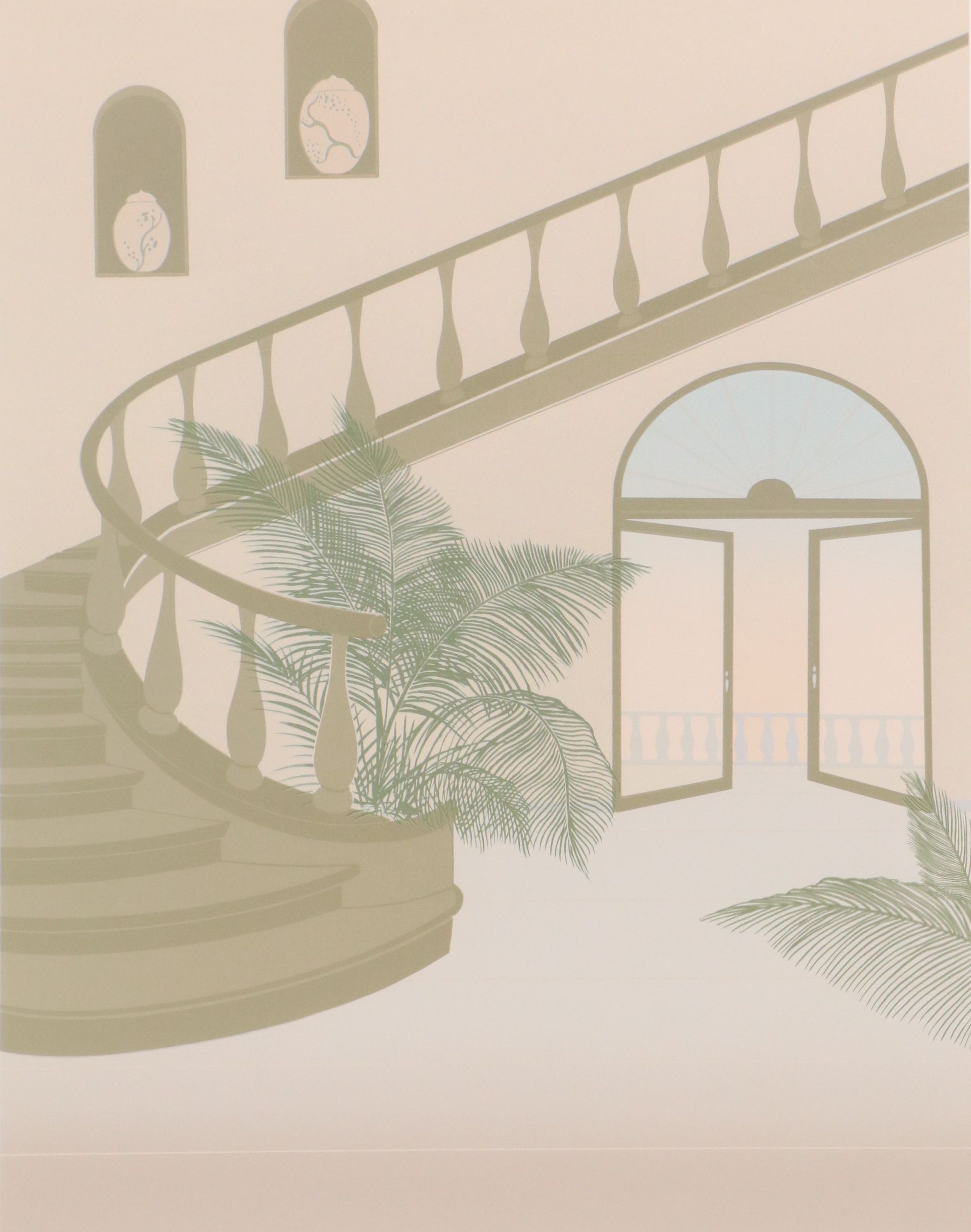 Modern Screenprint "Balaustrata," Late 20th Century