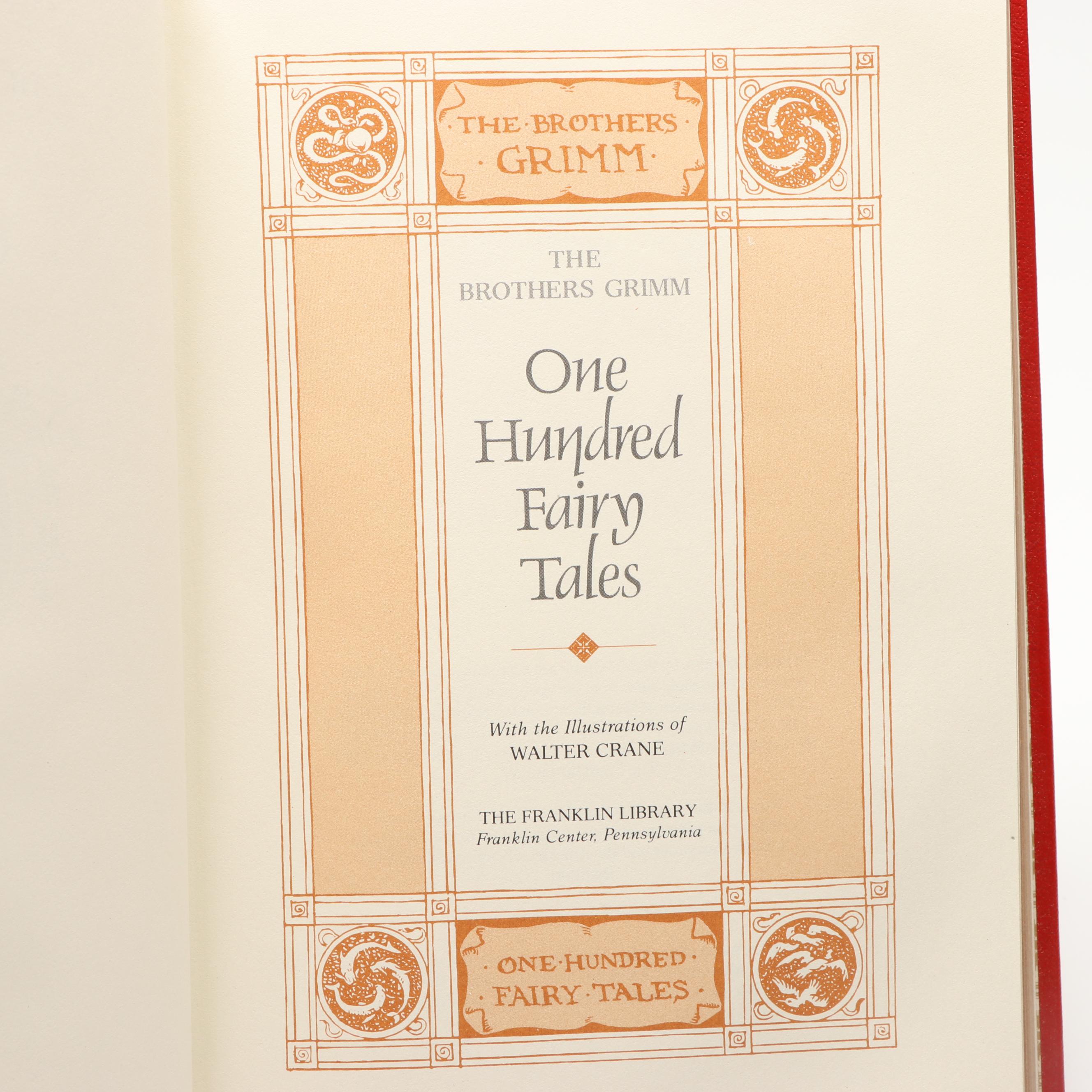 Franklin Library "Canterbury Tales" by Geoffrey Chaucer and More Classics
