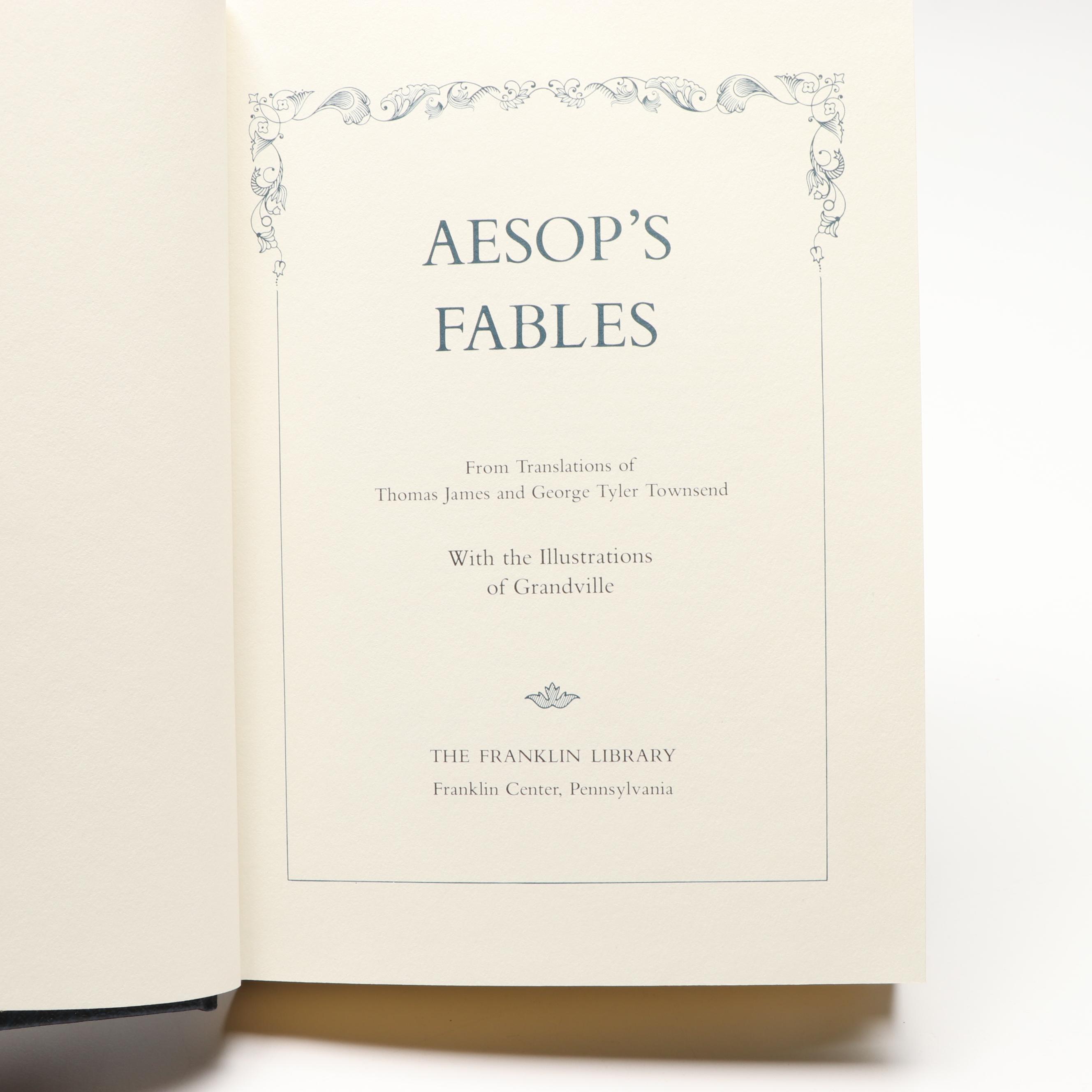 Franklin Library "Canterbury Tales" by Geoffrey Chaucer and More Classics