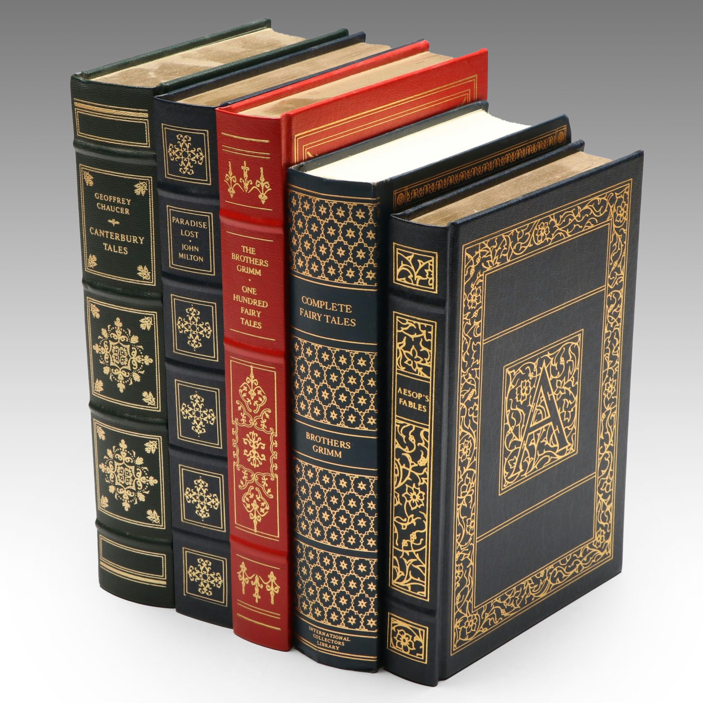 Franklin Library "Canterbury Tales" by Geoffrey Chaucer and More Classics