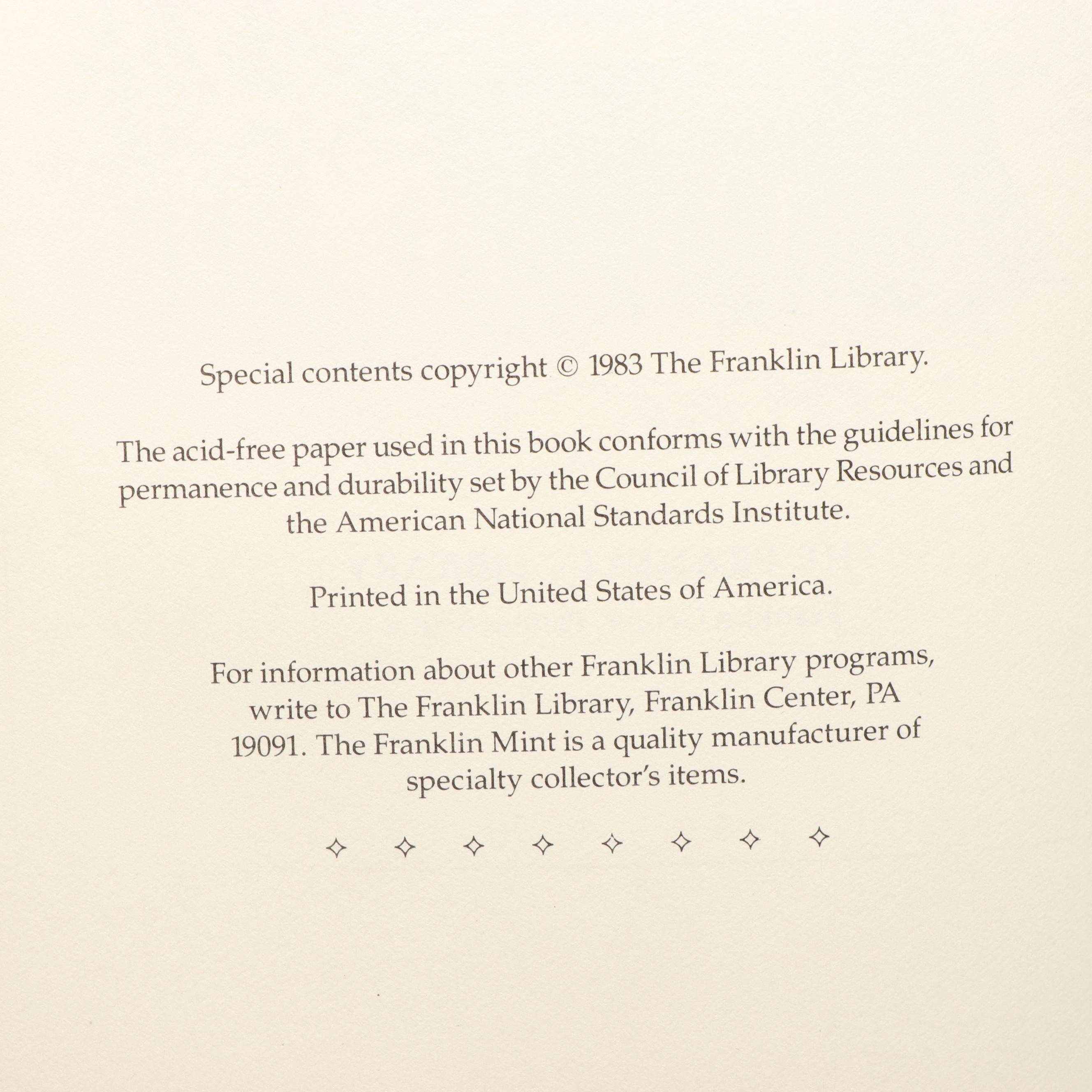 Franklin Library "A Tale of Two Cities" by Charles Dickens and More Classics