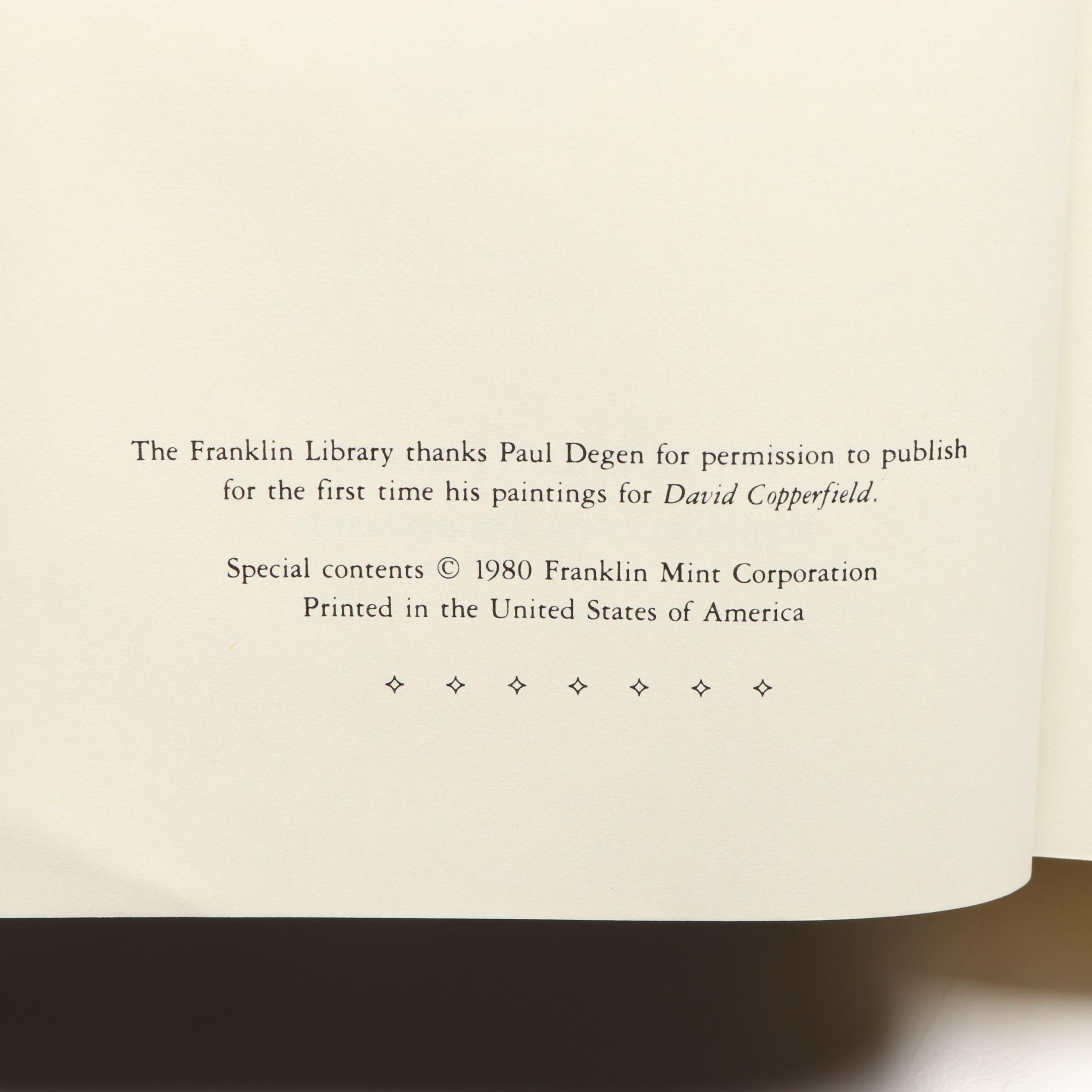Franklin Library "A Tale of Two Cities" by Charles Dickens and More Classics
