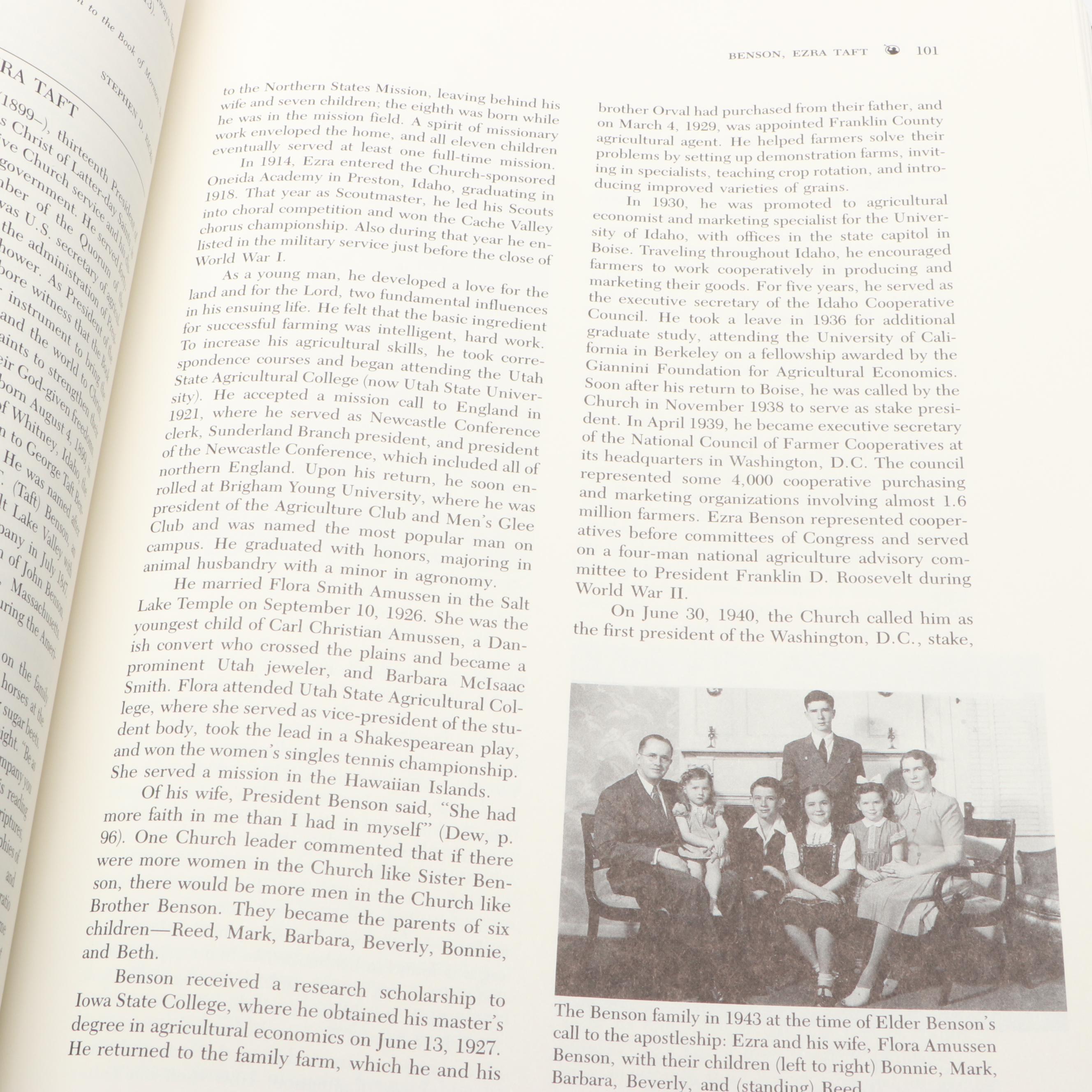 "Encyclopedia of Mormonism" Four-Volume Set Edited by Daniel H. Ludlow, 1992