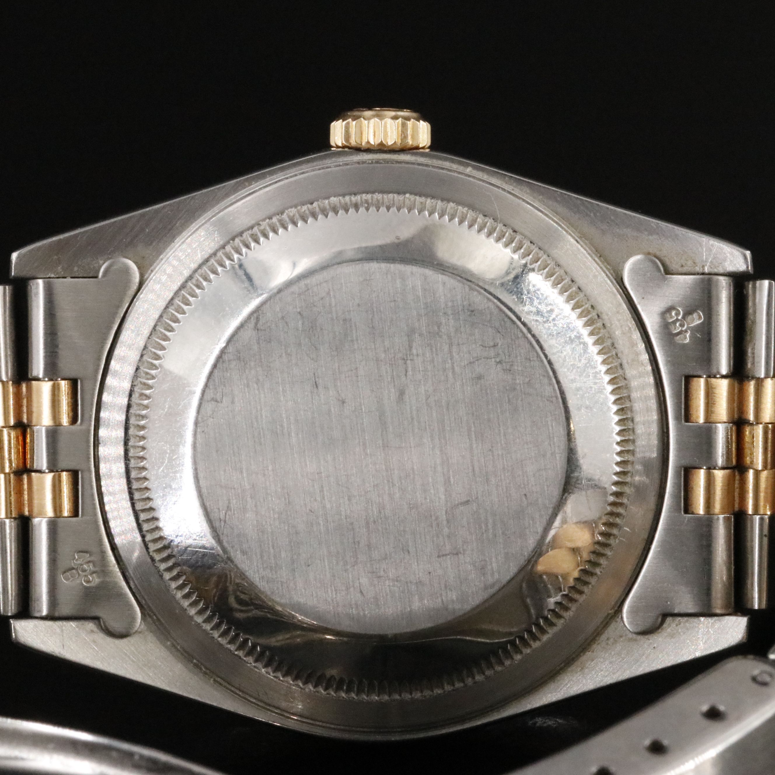 1988 Rolex Tapestry Dial Two Tone Datejust Watch