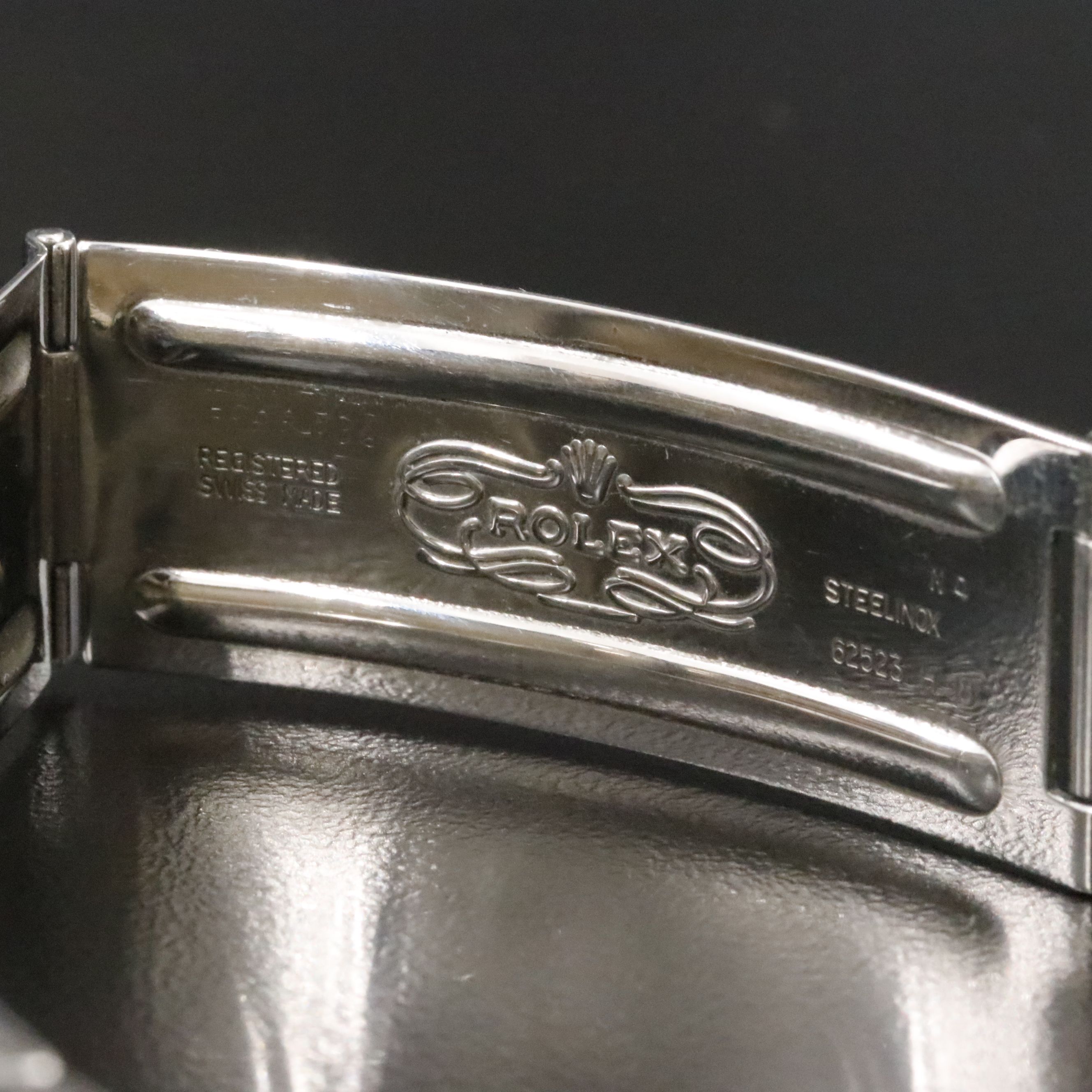 1988 Rolex Tapestry Dial Two Tone Datejust Watch