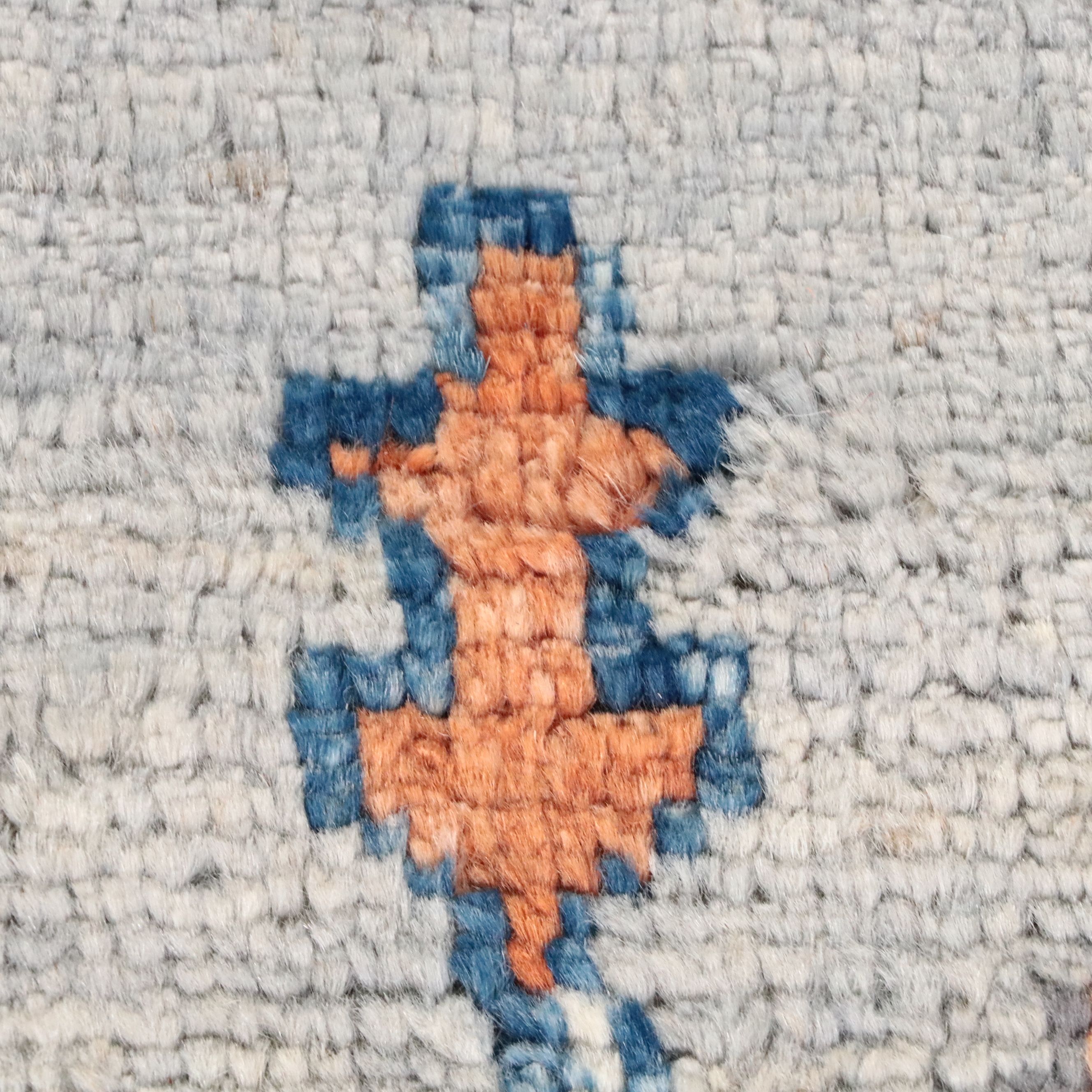 9' x 11'9 Hand-Knotted Turkish Oushak Area Rug