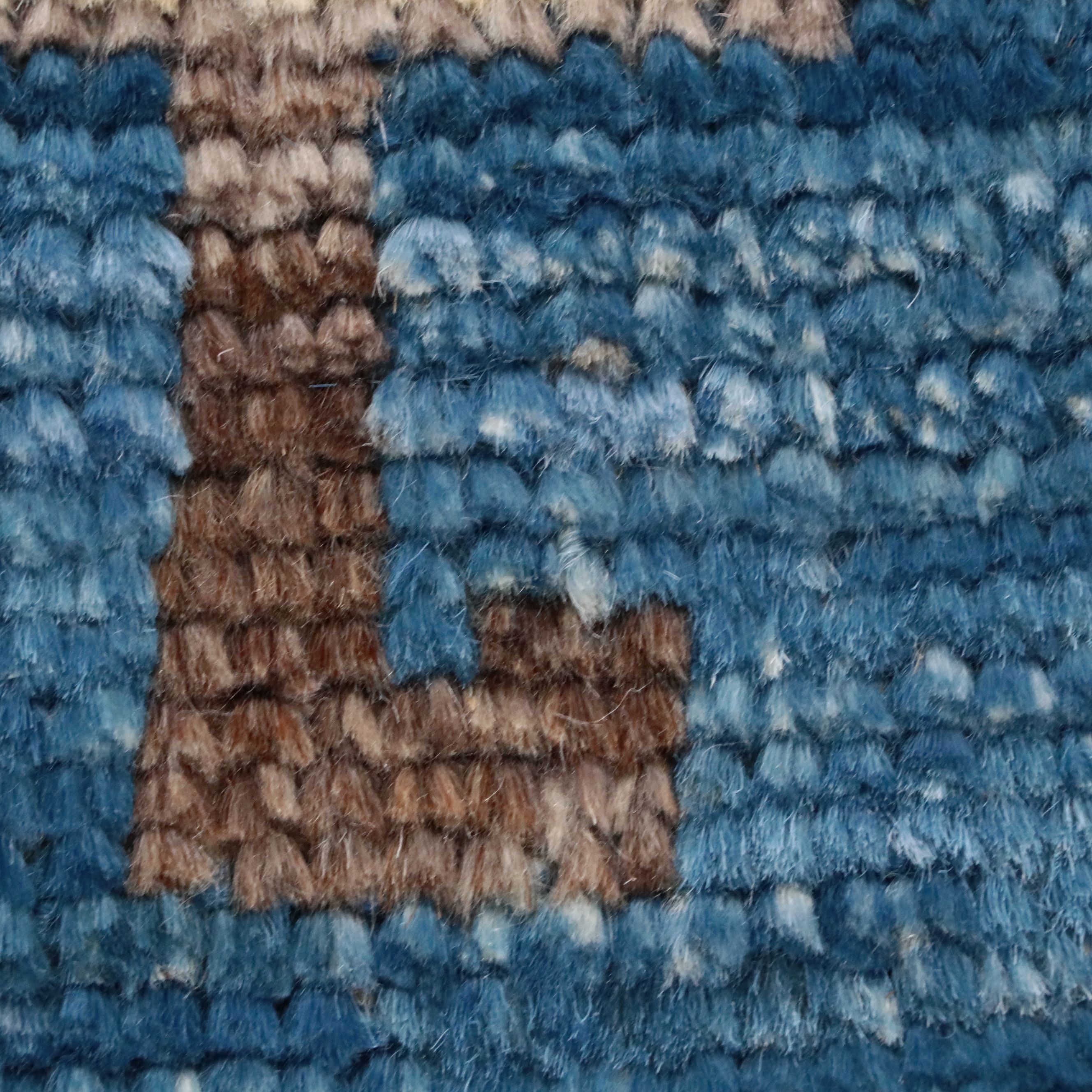 8'9 x 11'5 Hand-Knotted Indo-Turkish Oushak Area Rug