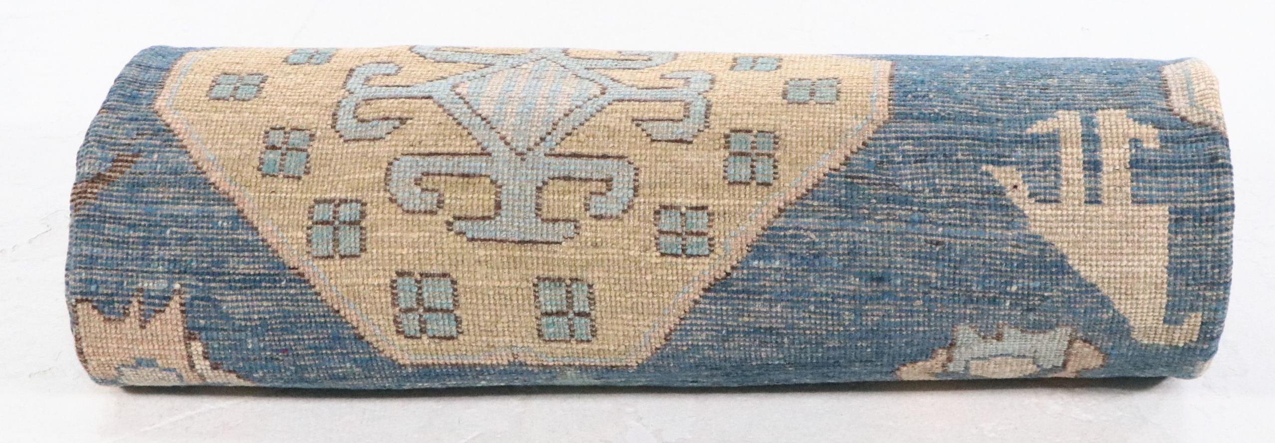 8'9 x 11'5 Hand-Knotted Indo-Turkish Oushak Area Rug