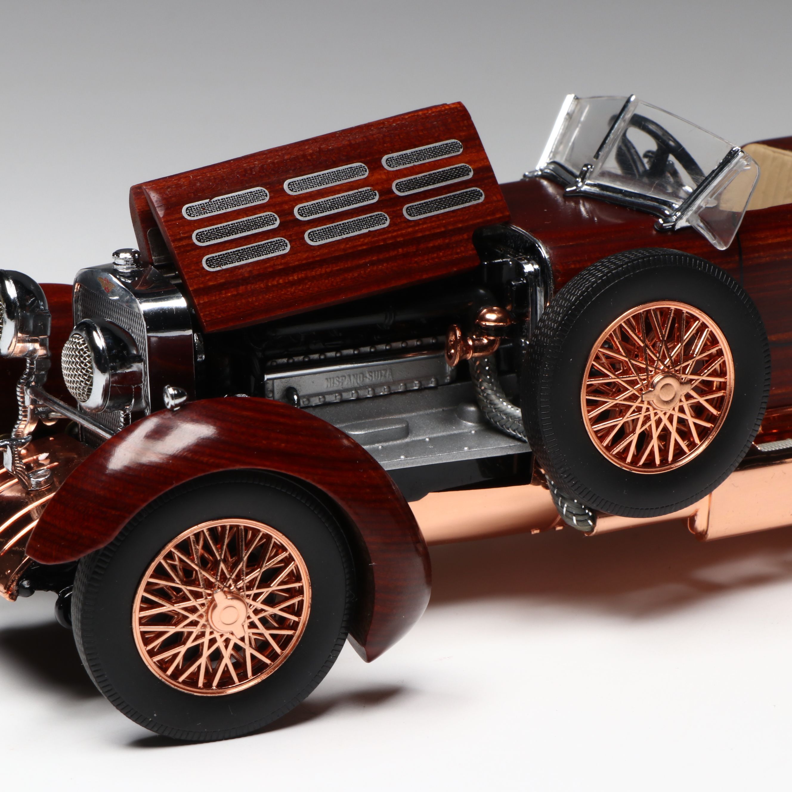 Franklin Mint 1924 Hispano-Suiza Tulipwood Racer