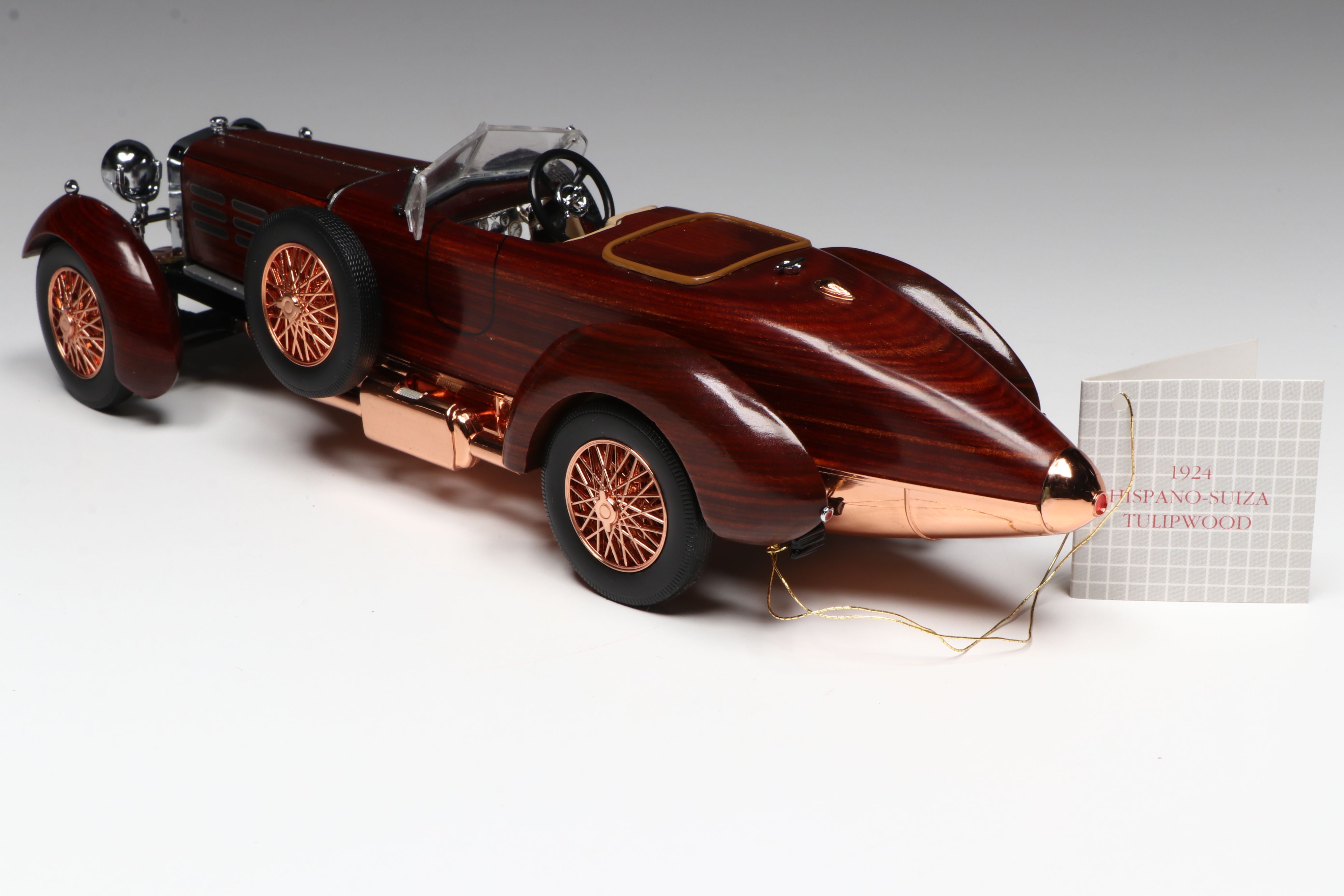 Franklin Mint 1924 Hispano-Suiza Tulipwood Racer