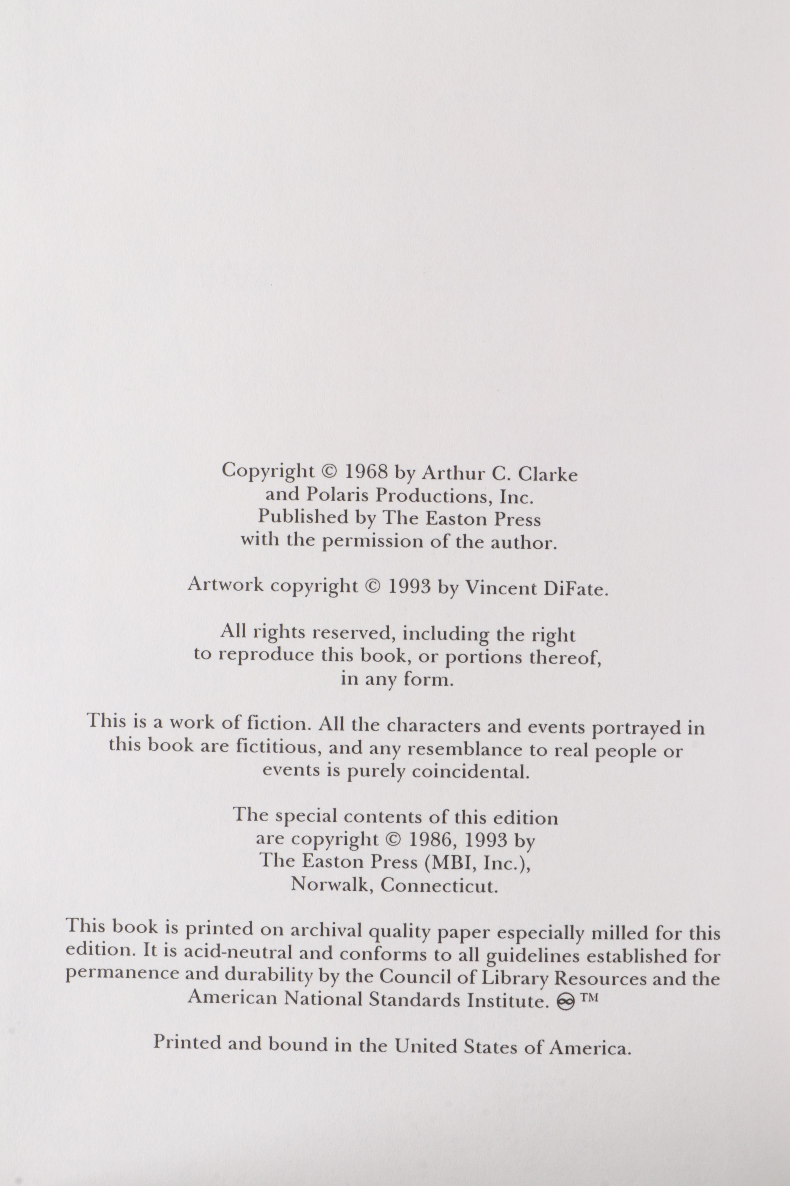 Easton Press "2001: A Space Odyssey" with More Arthur C. Clarke Books