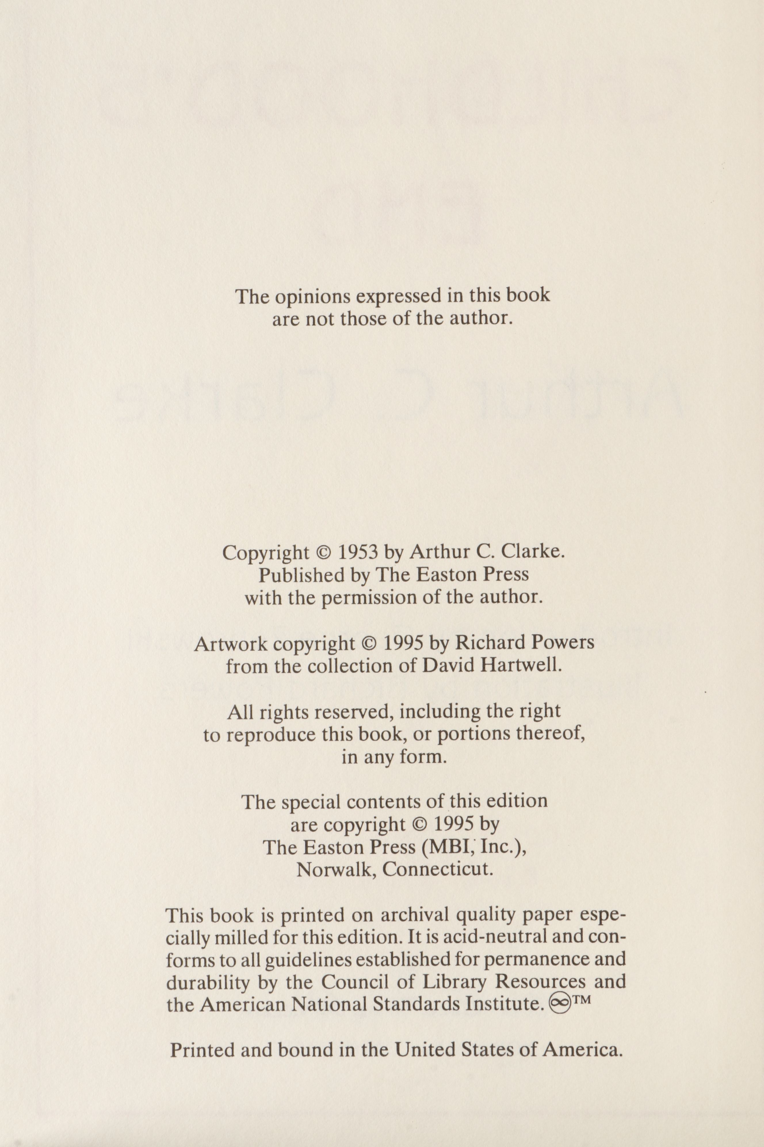 Easton Press "2001: A Space Odyssey" with More Arthur C. Clarke Books