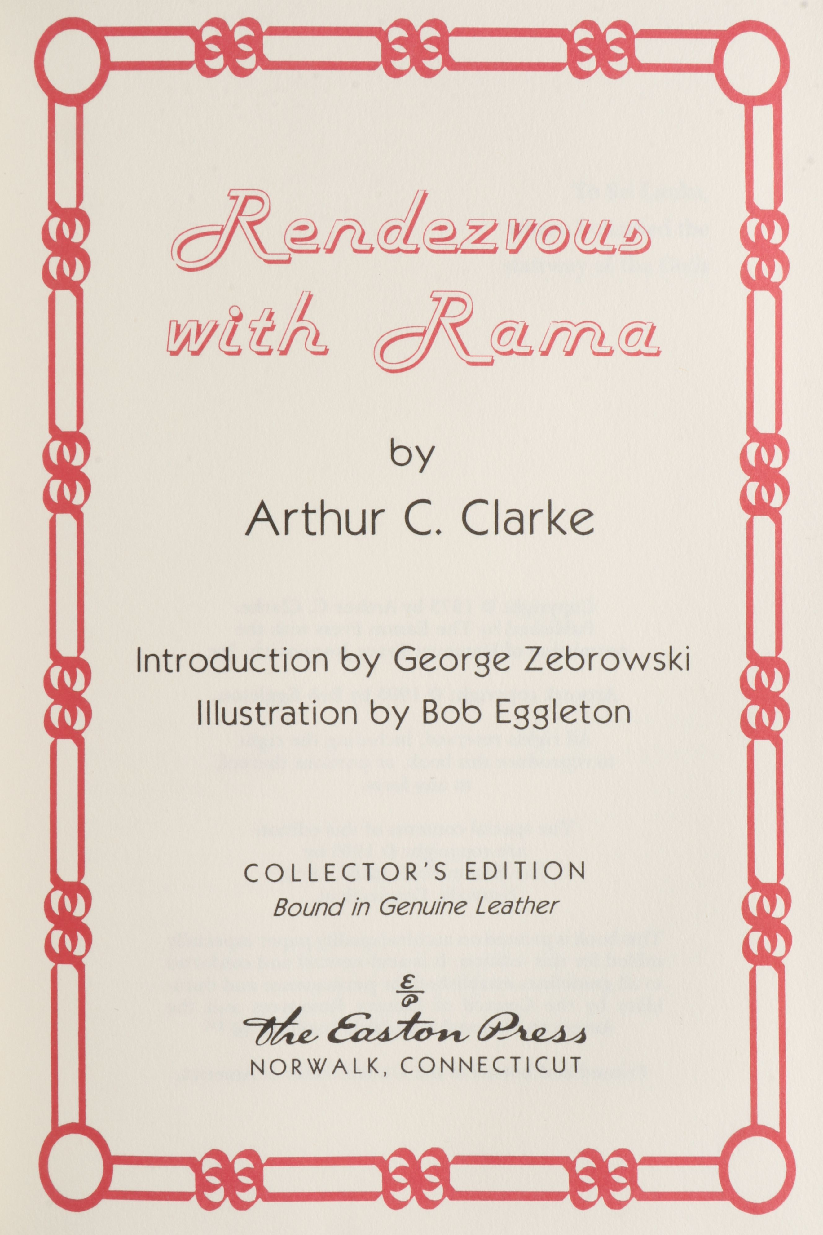 Easton Press "2001: A Space Odyssey" with More Arthur C. Clarke Books