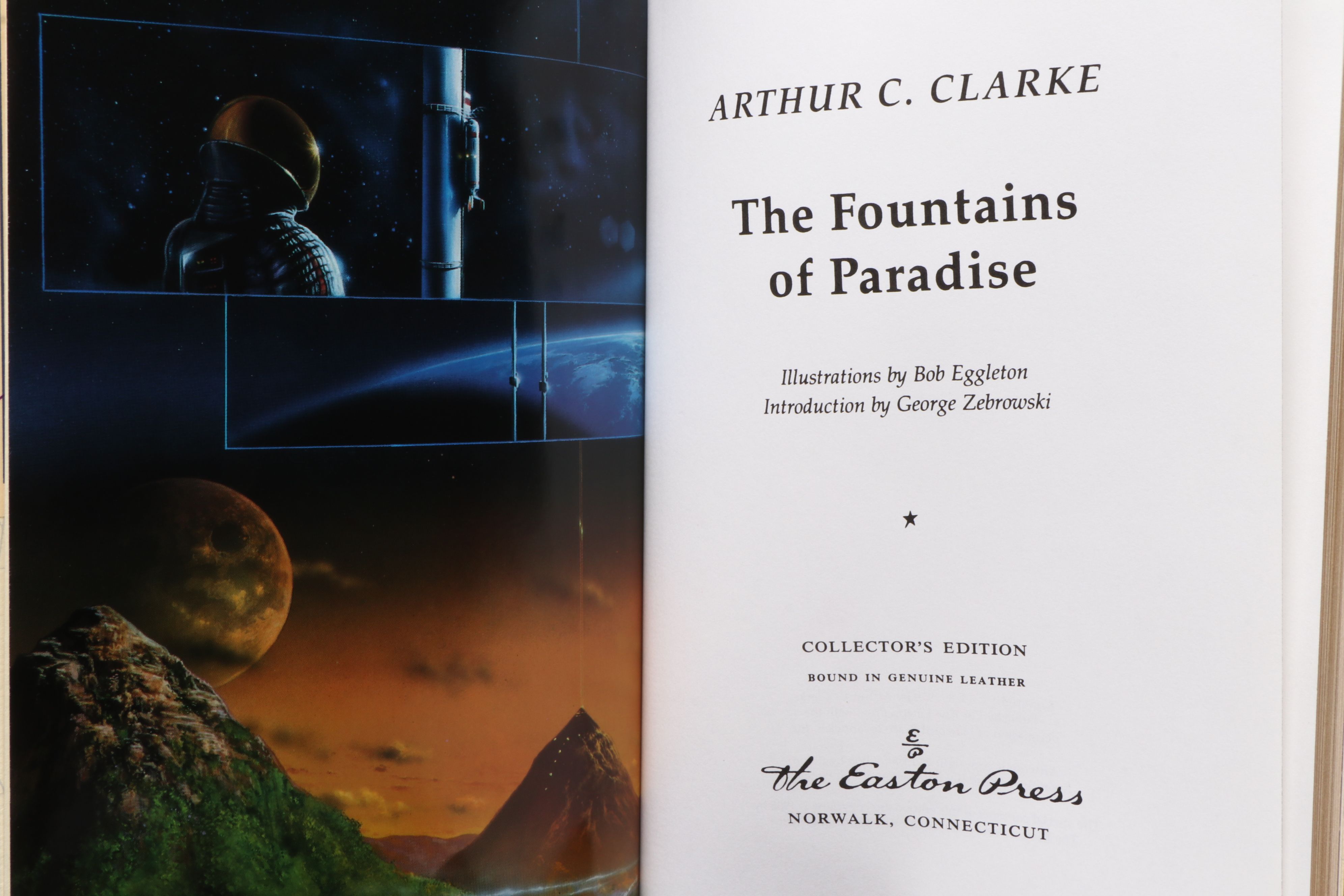 Easton Press "2001: A Space Odyssey" with More Arthur C. Clarke Books