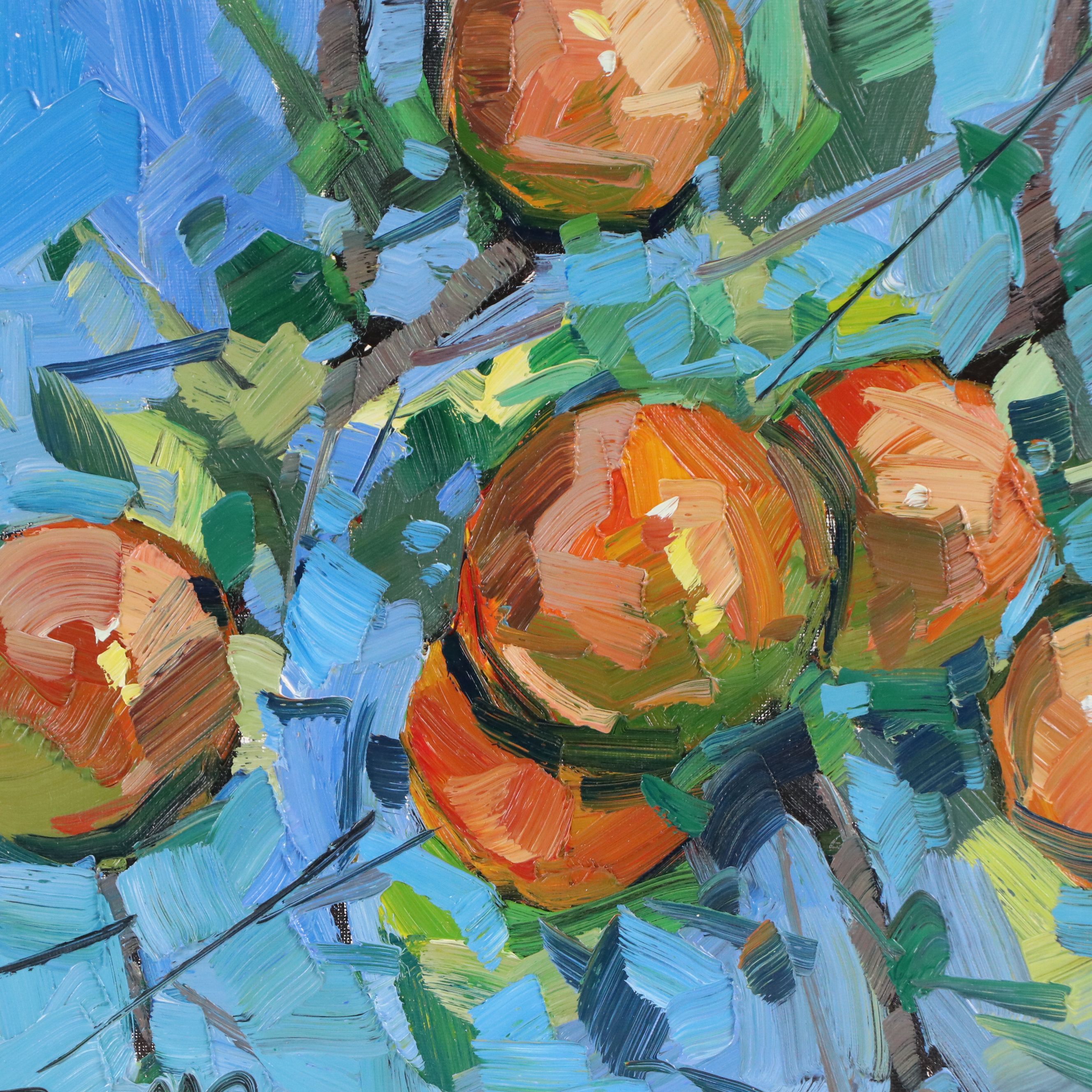 José Trujillo Oil Painting "Oranges," 2021