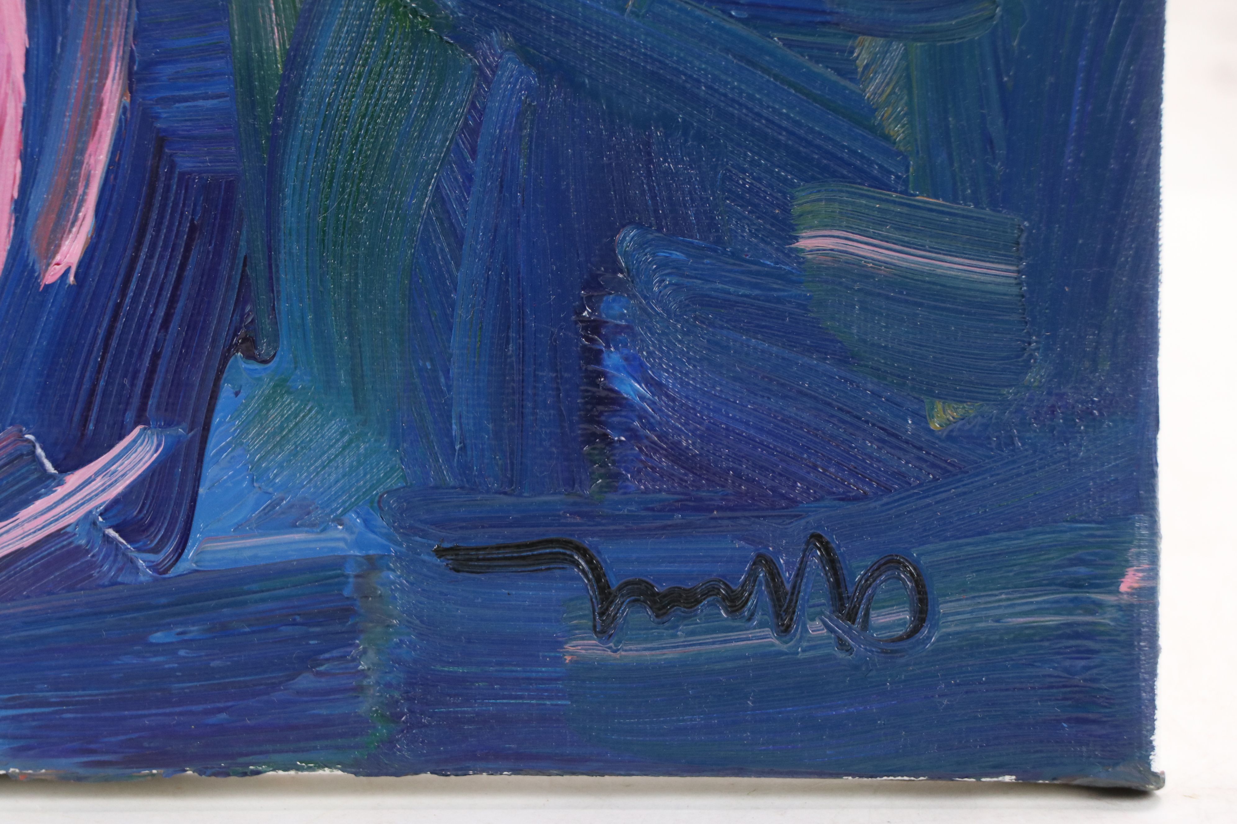 José Trujillo Oil Painting "Blushing Peonies," 2021