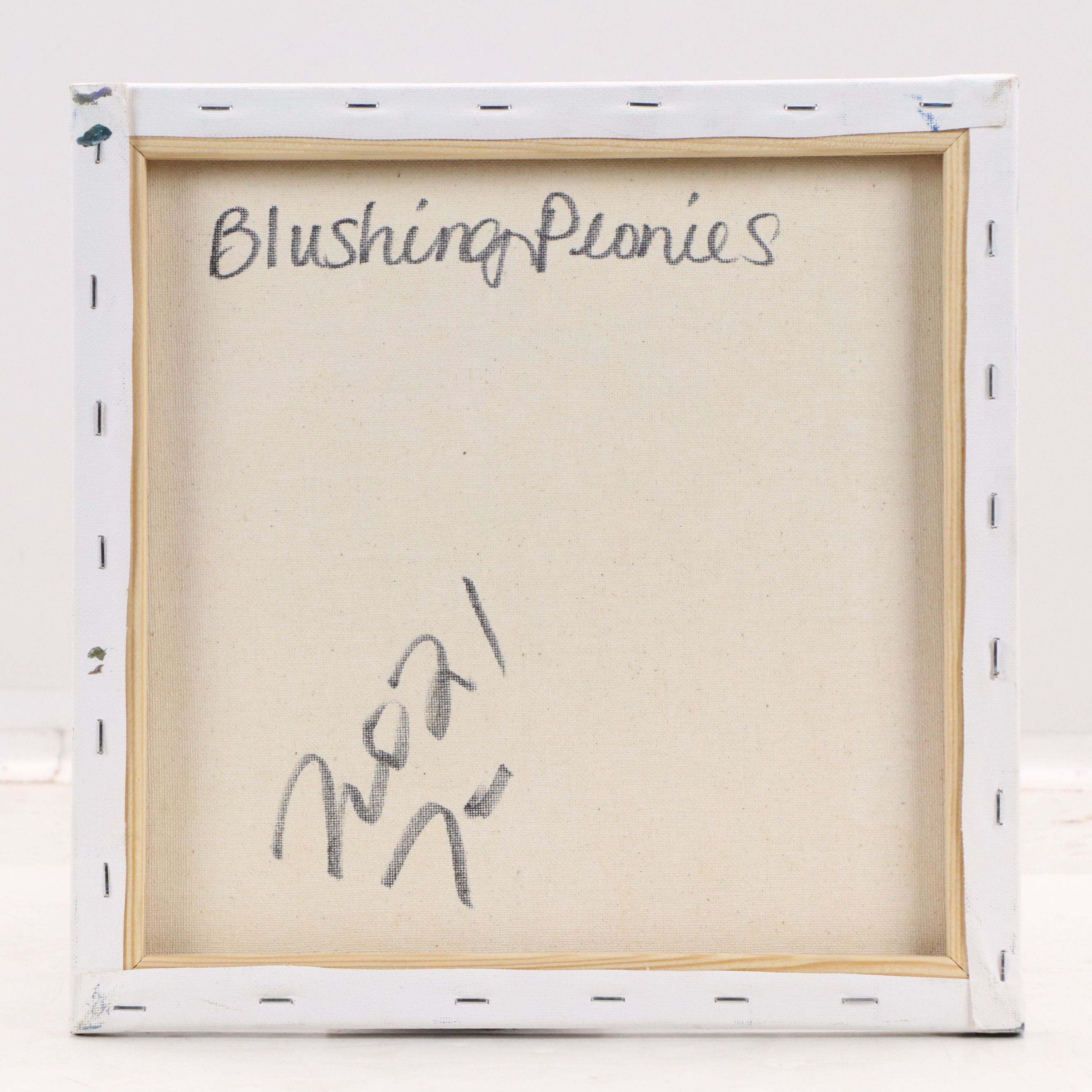 José Trujillo Oil Painting "Blushing Peonies," 2021