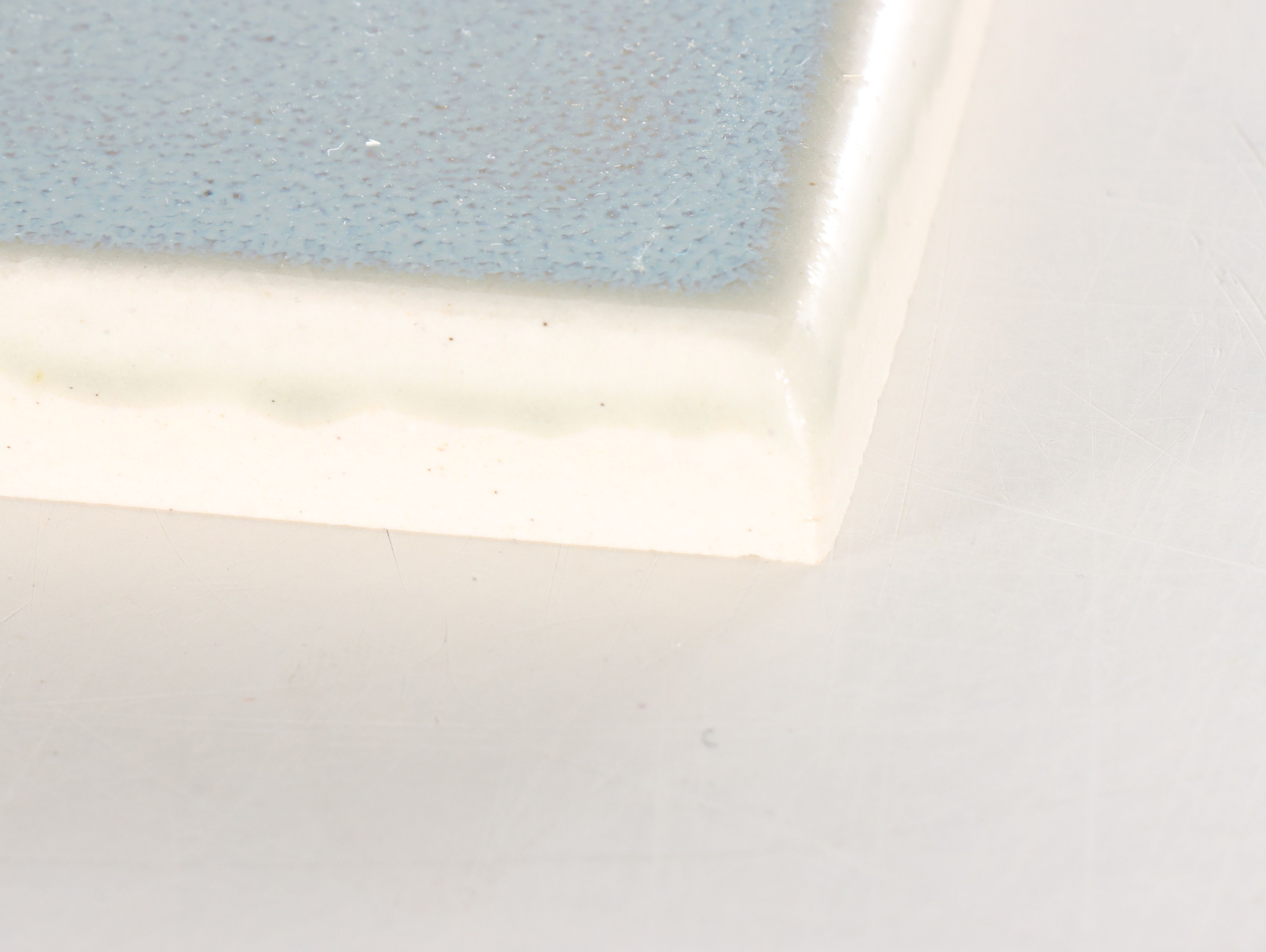 Rookwood Pottery "Misty Moon" Production Field Tiles with Decorative Inlay Tiles