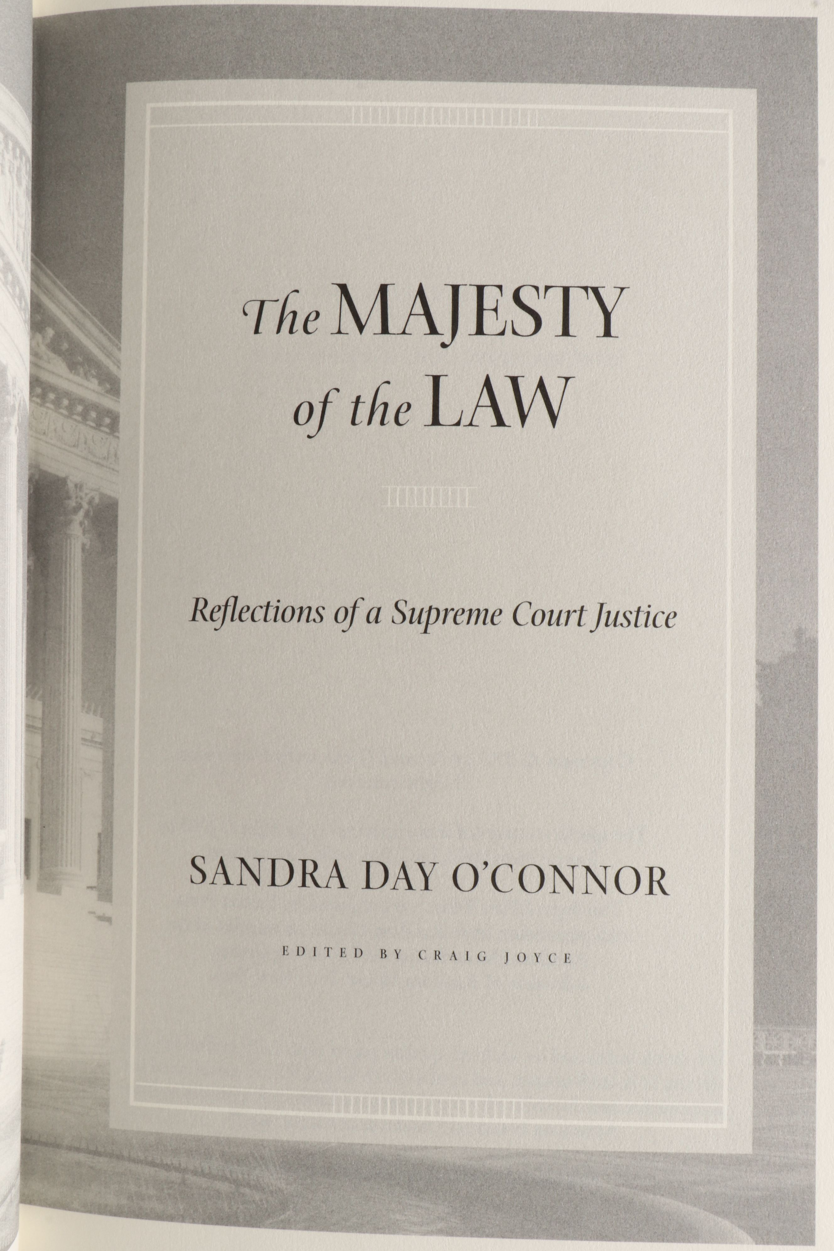 Signed First Edition "The Majesty of the Law" with More Signed First Editions