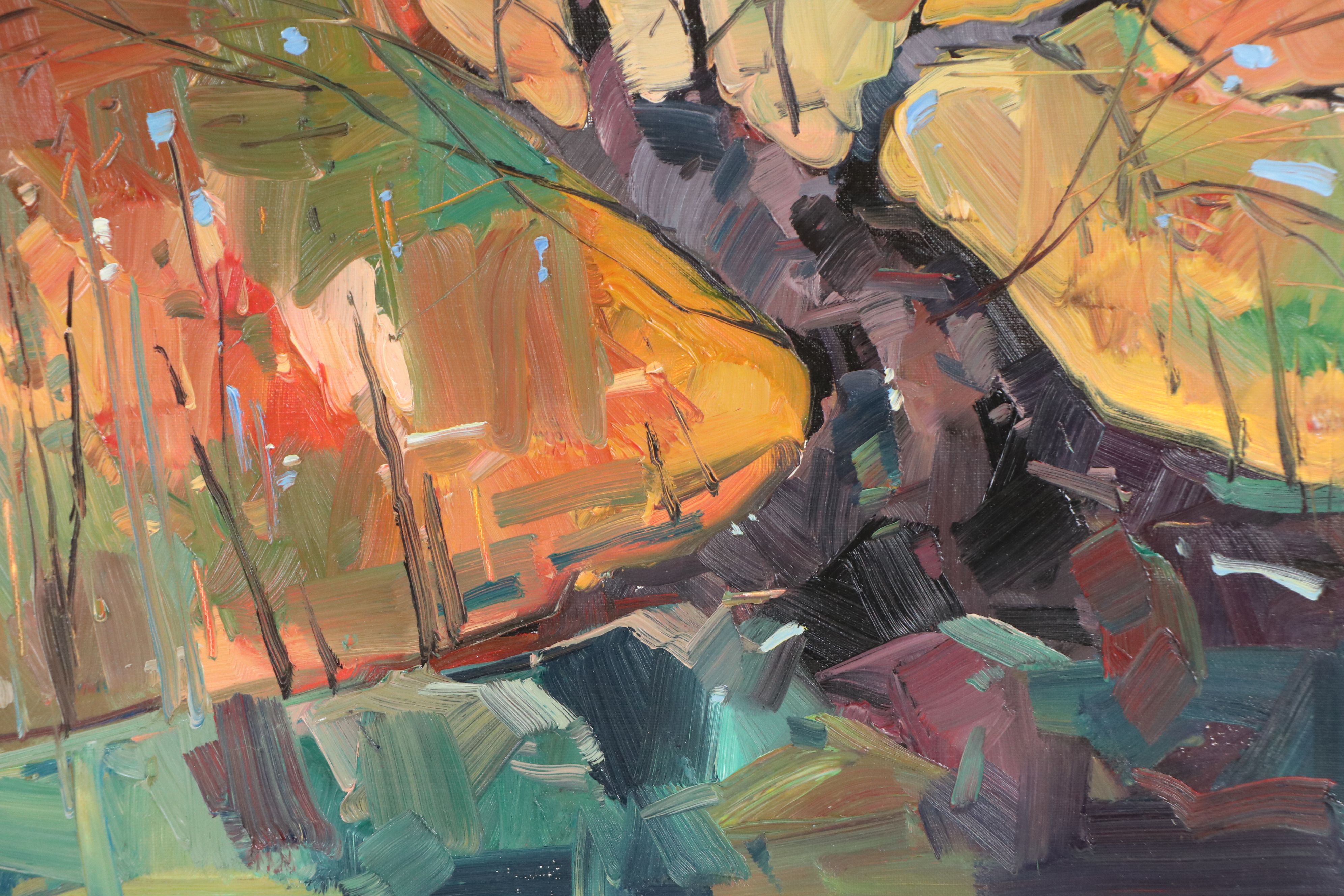 José Trujillo Oil Painting "Elders of the Forest," 2024