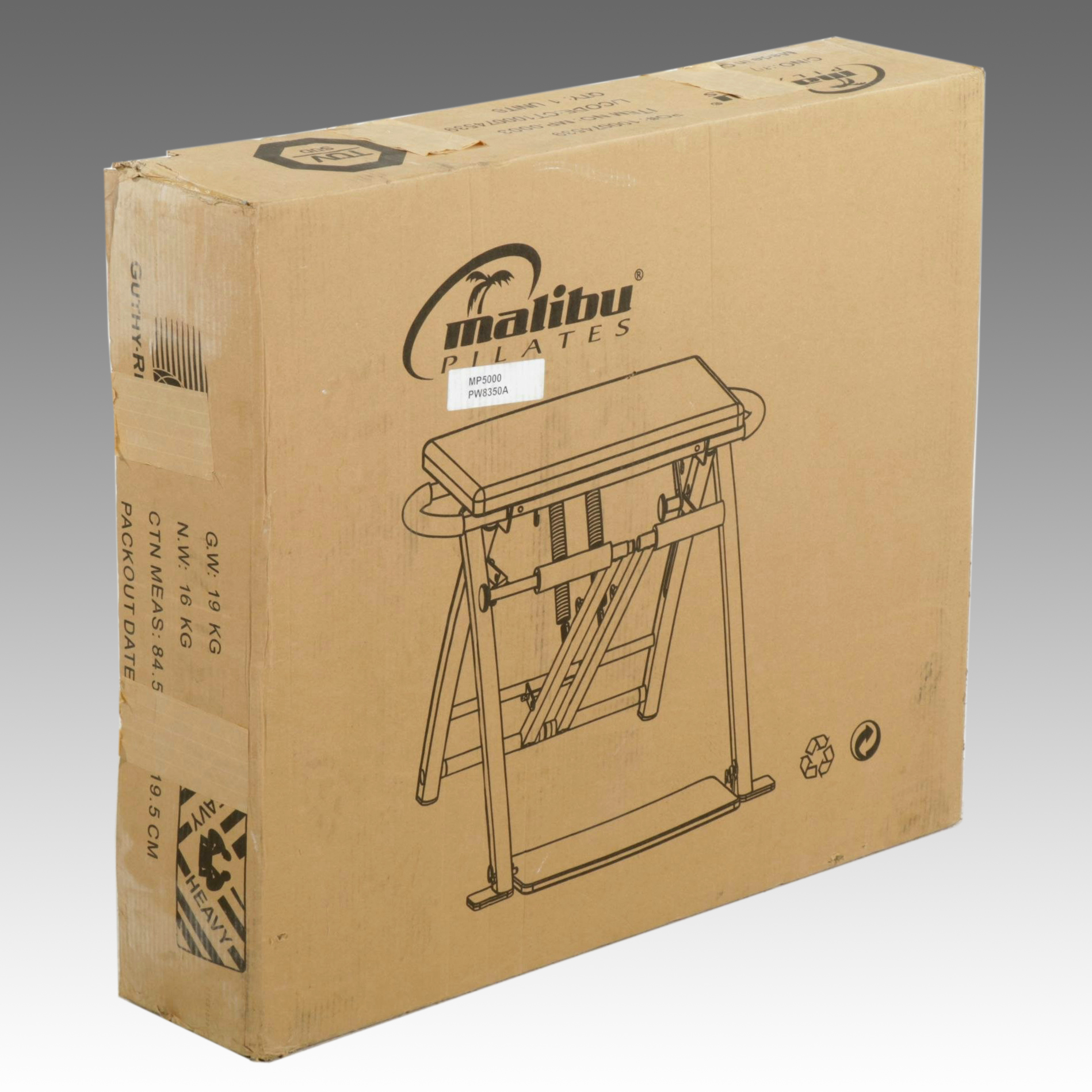 Malibu Pilates MP5000 Pro Chair Fitness Equipment