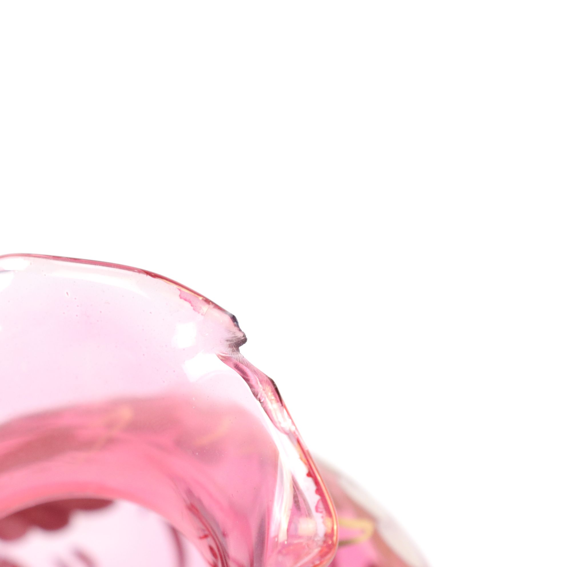 Mary Gregory Style Rummers with Cut to Clear Stemware and Other Decor