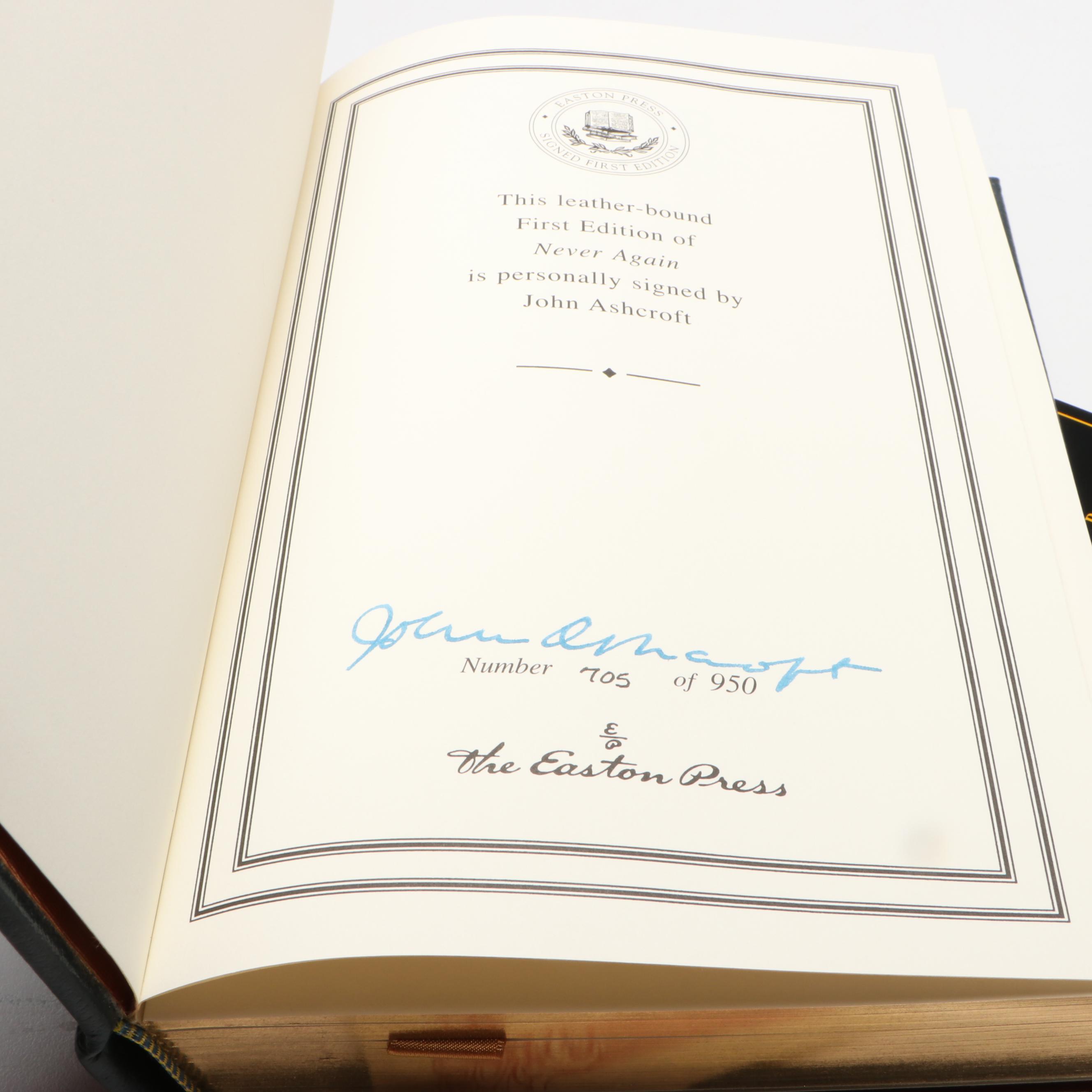 Signed Limited First Edition "Herding Cats" by Trent Lott and More Books