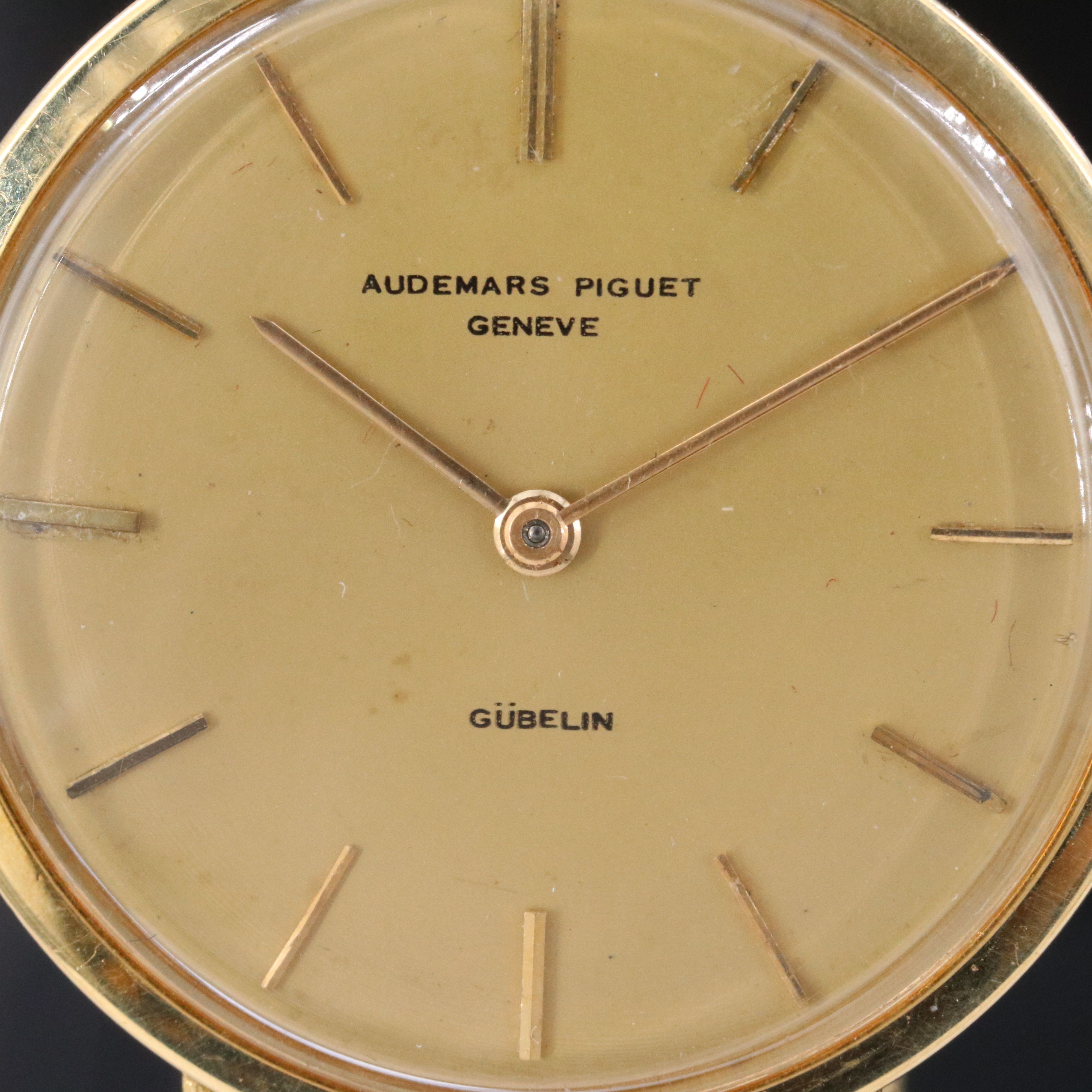 18K Audemars Piguet Gubelin Thin Stem Wind Dress Watch