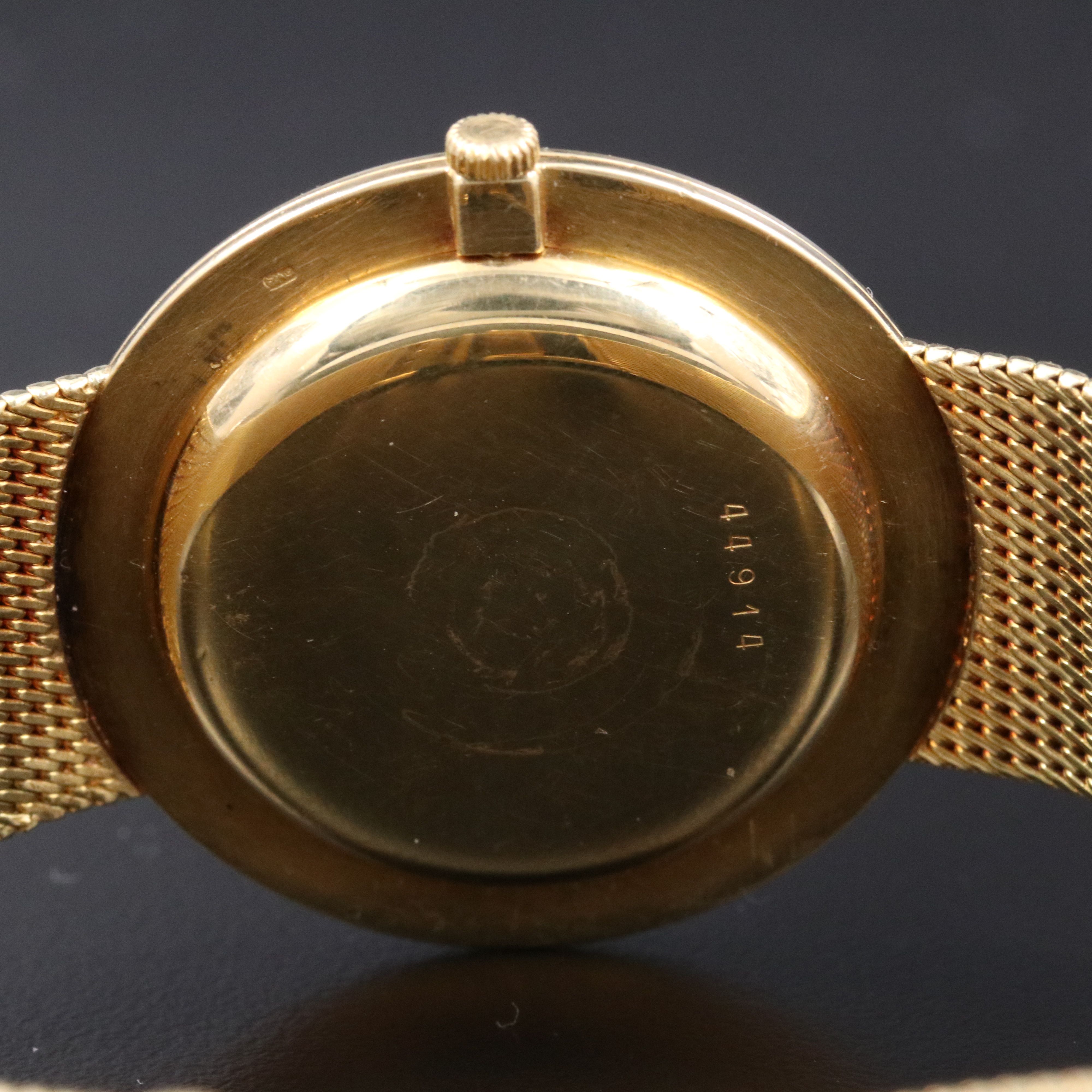 18K Audemars Piguet Gubelin Thin Stem Wind Dress Watch