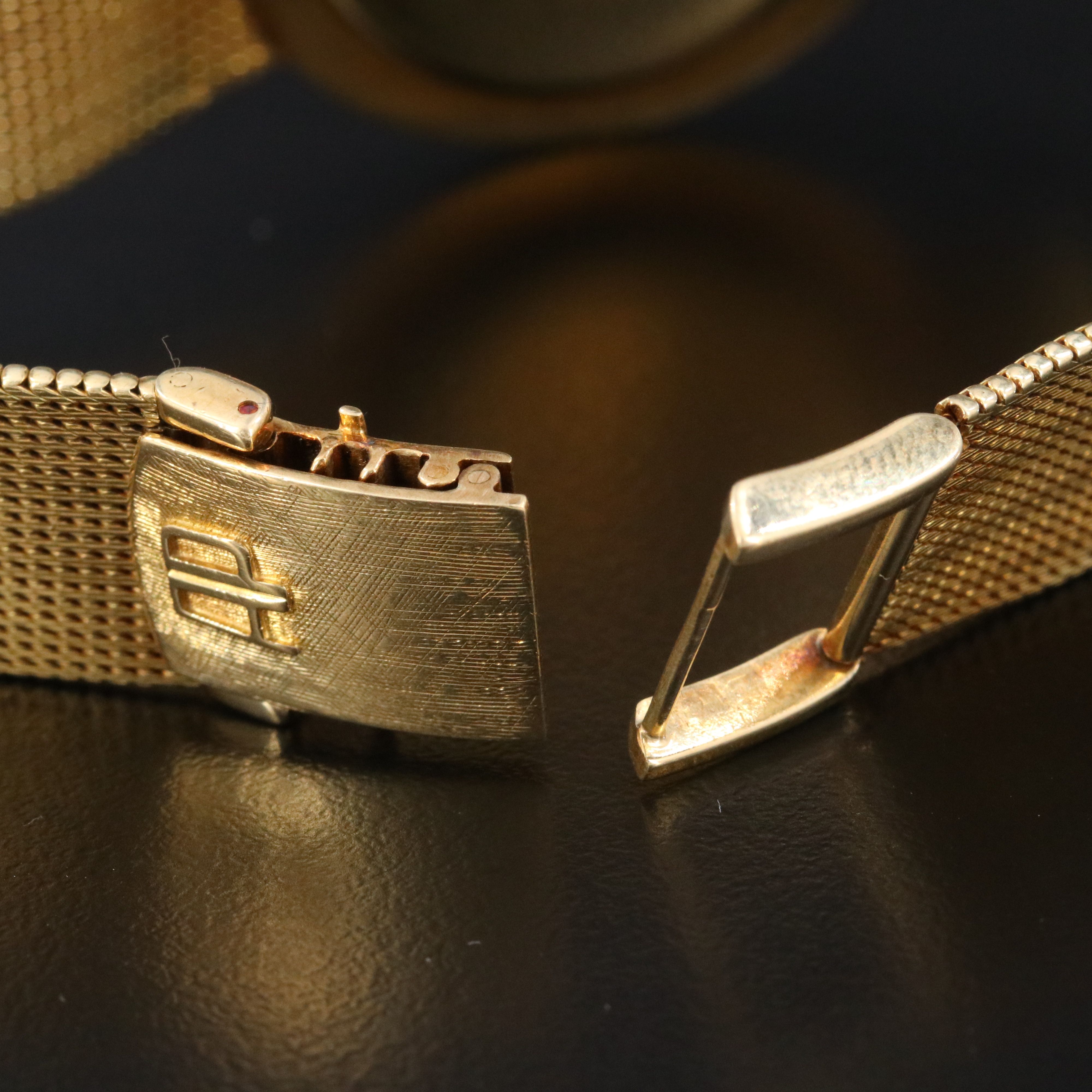 18K Audemars Piguet Gubelin Thin Stem Wind Dress Watch