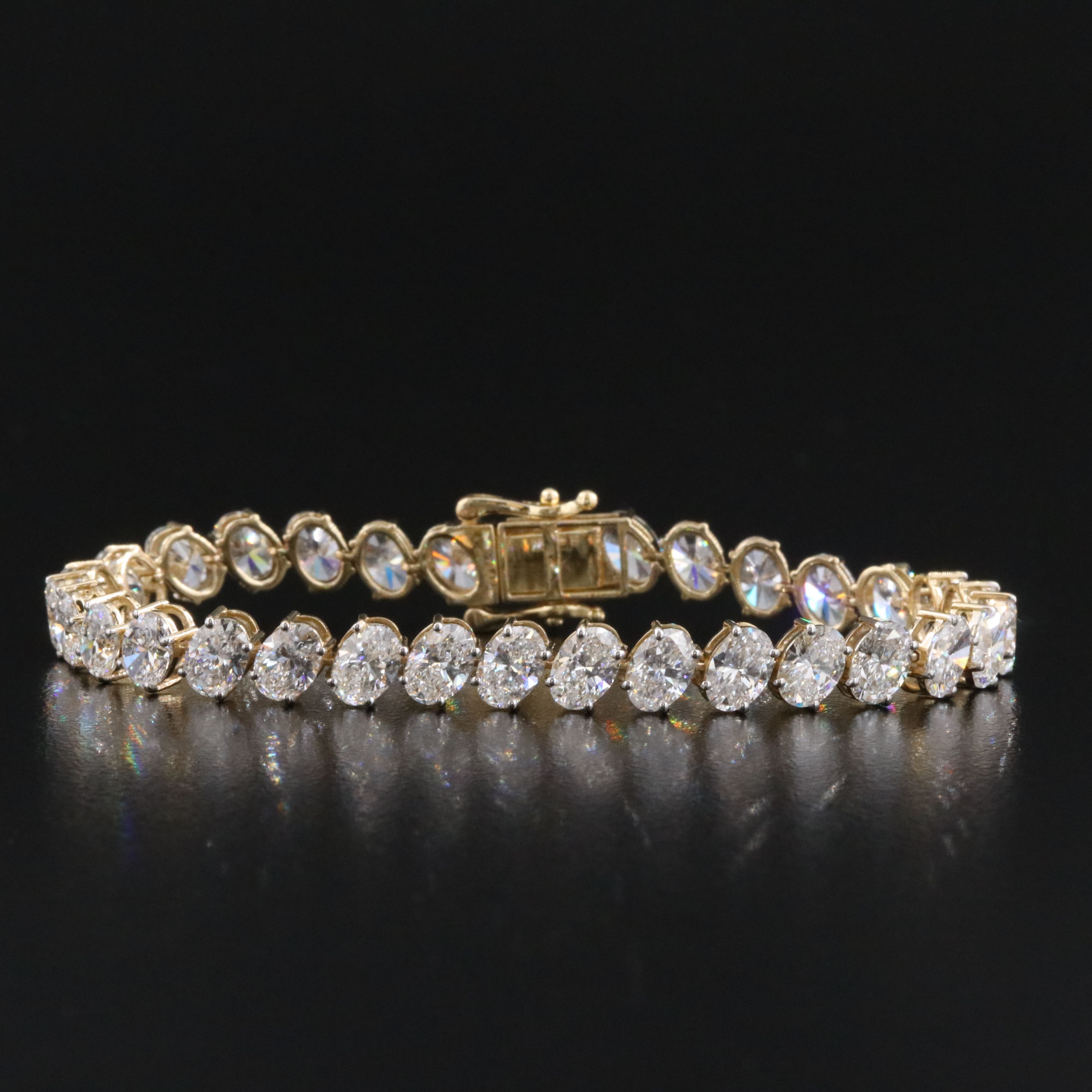 14K 13.90 CTW Lab Grown Diamond Bracelet