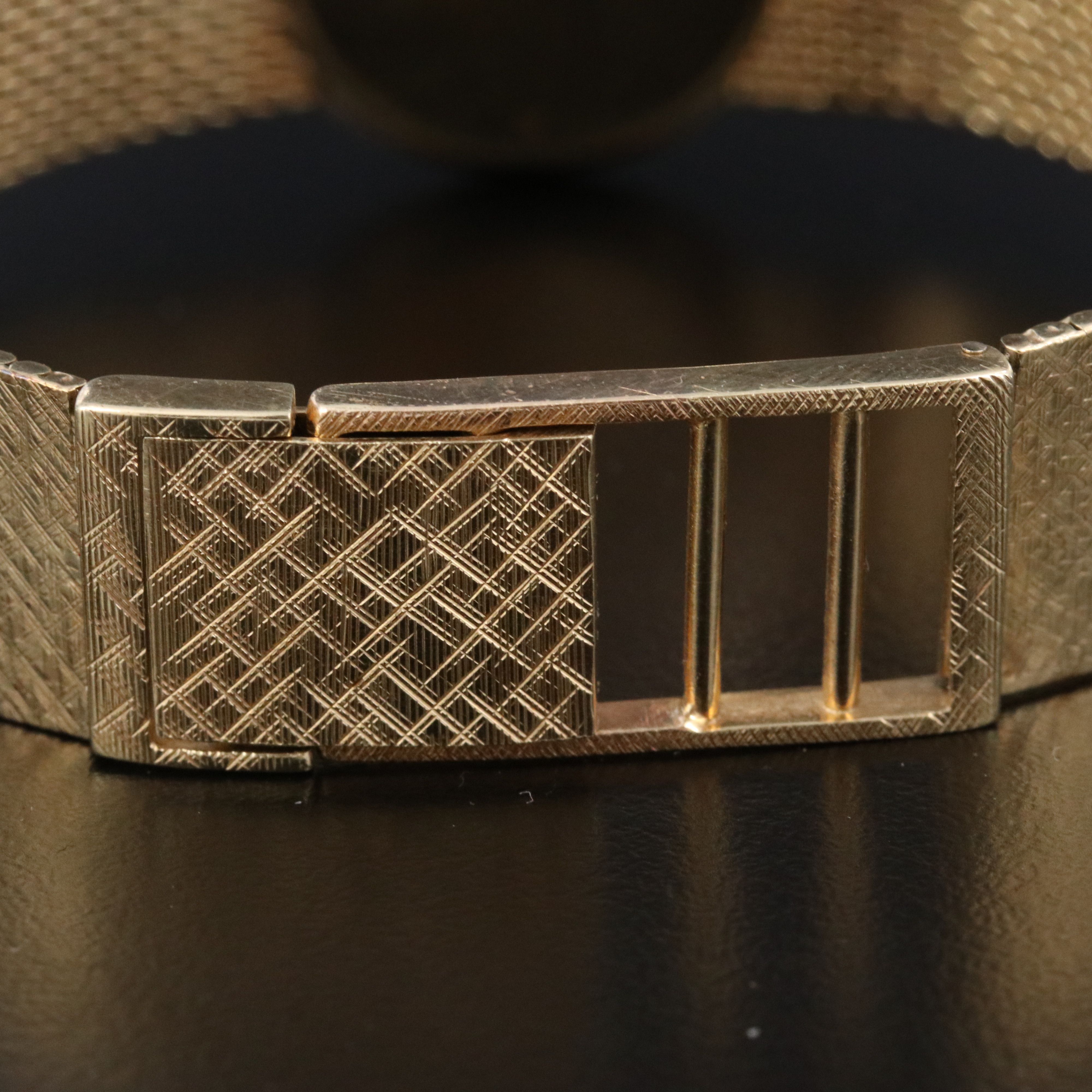 Vintage 14K Rolex Cellini Stem Wind Dress Watch