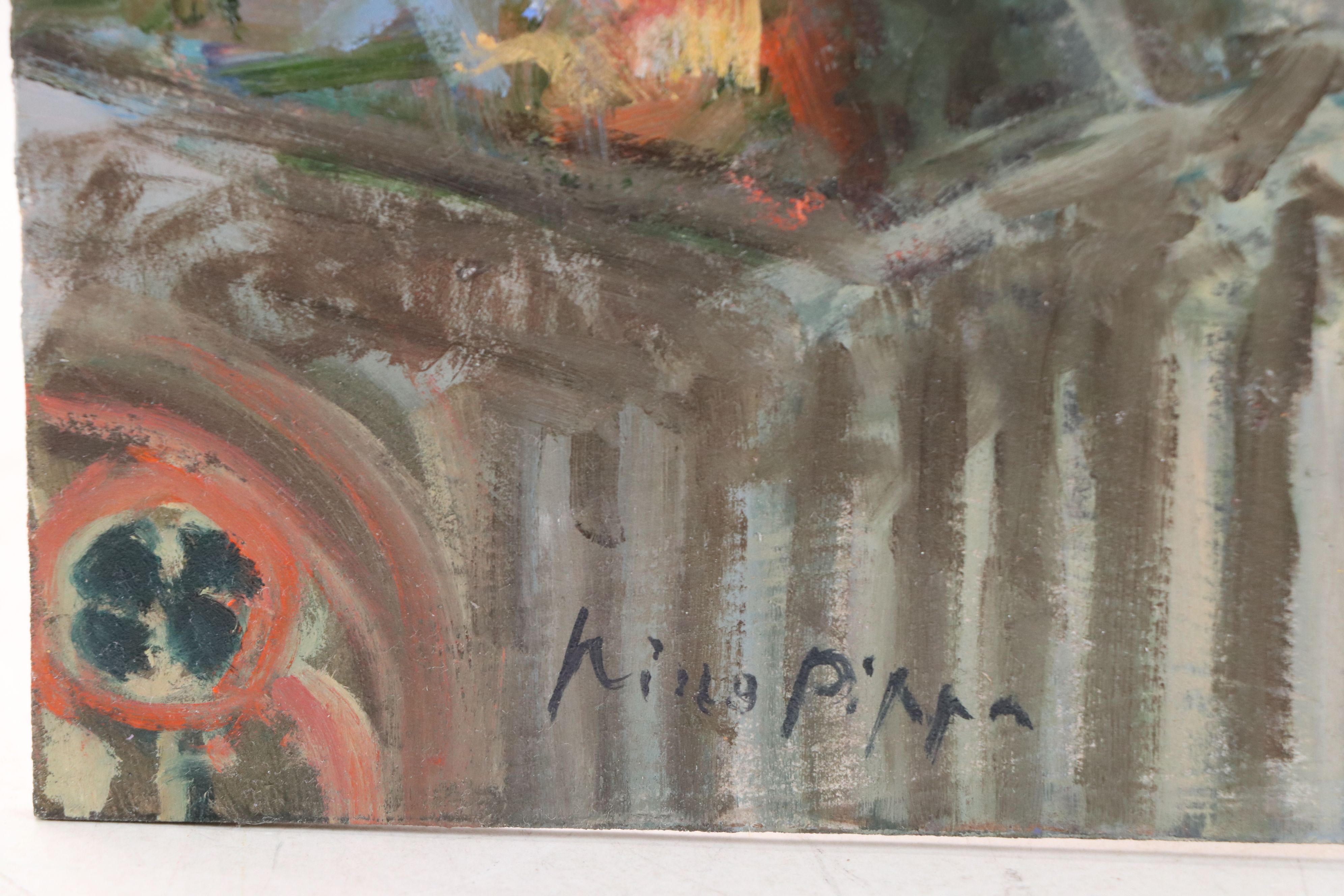 Nino Pippa Oil Painting "Venice - Glimpse of Saint Mark's Cathedral," 2019