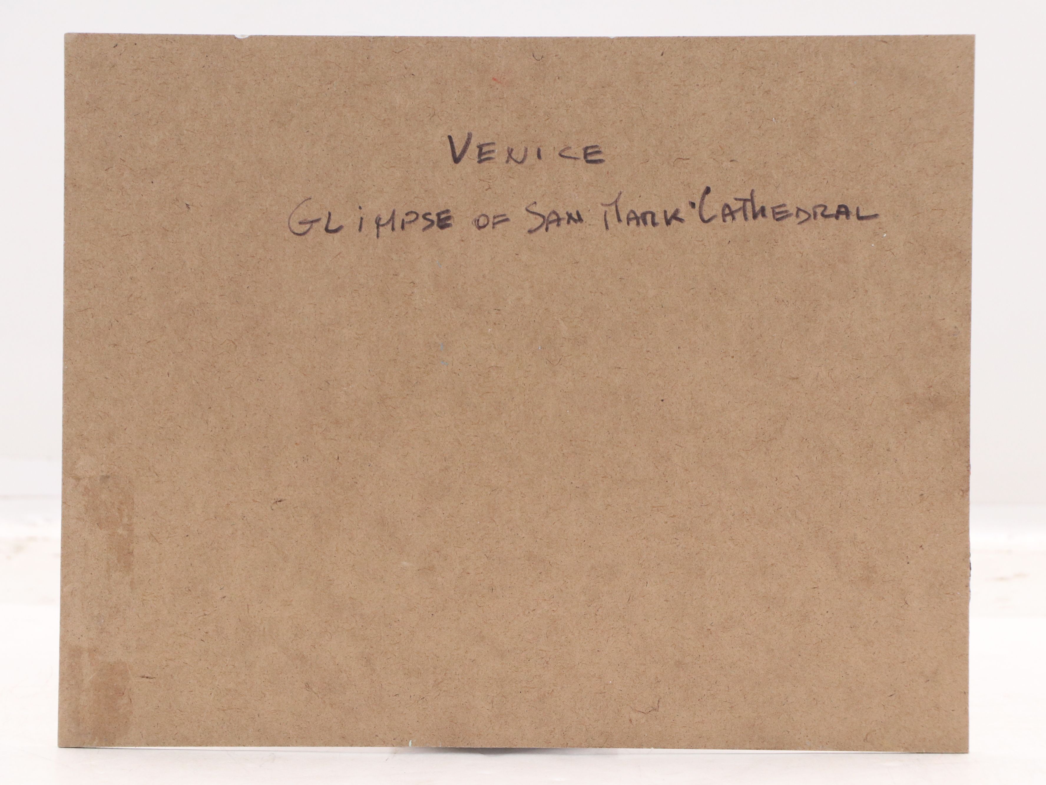 Nino Pippa Oil Painting "Venice - Glimpse of Saint Mark's Cathedral," 2019