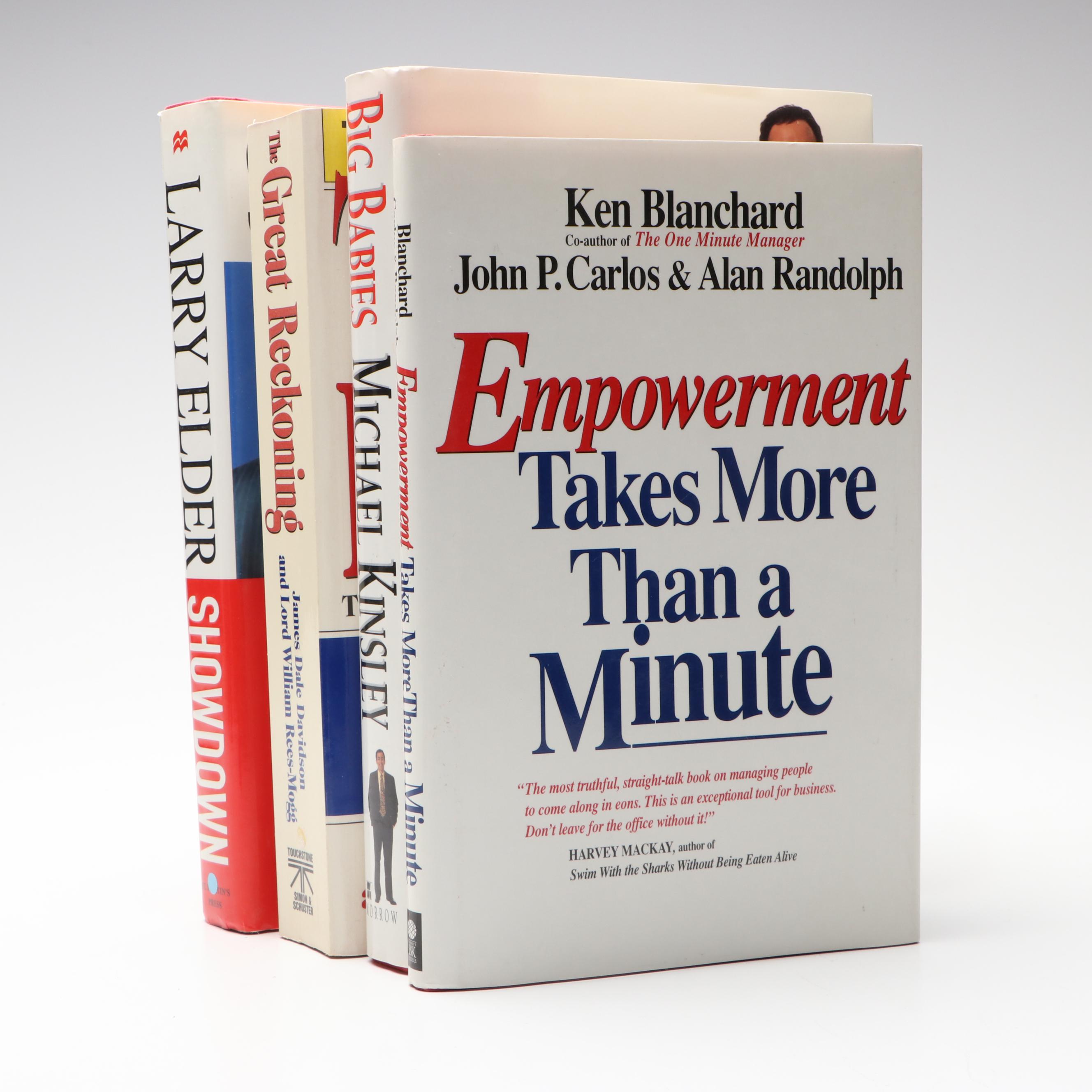 Signed "Empowerment" by Ken Blanchard with Other Political Books