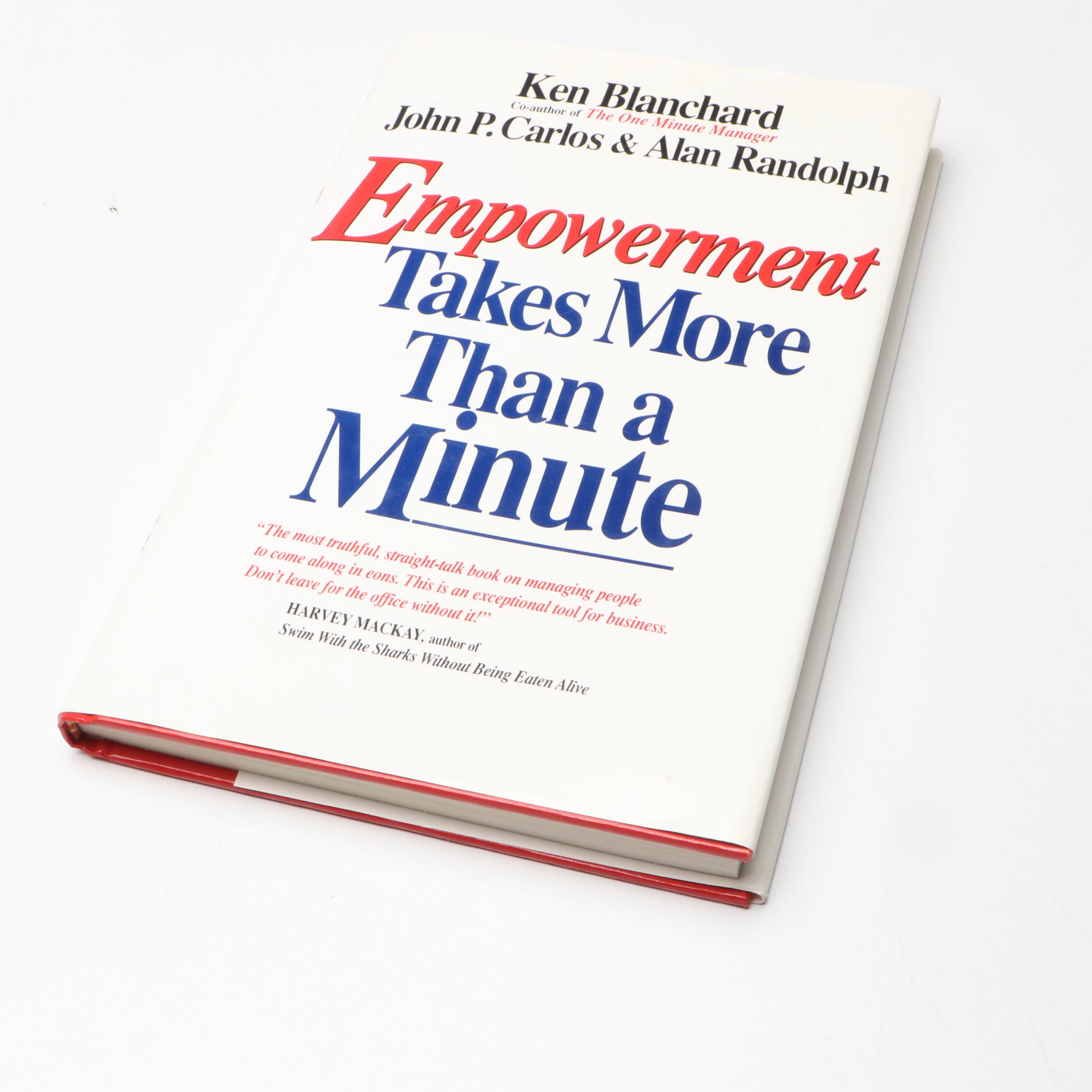 Signed "Empowerment" by Ken Blanchard with Other Political Books