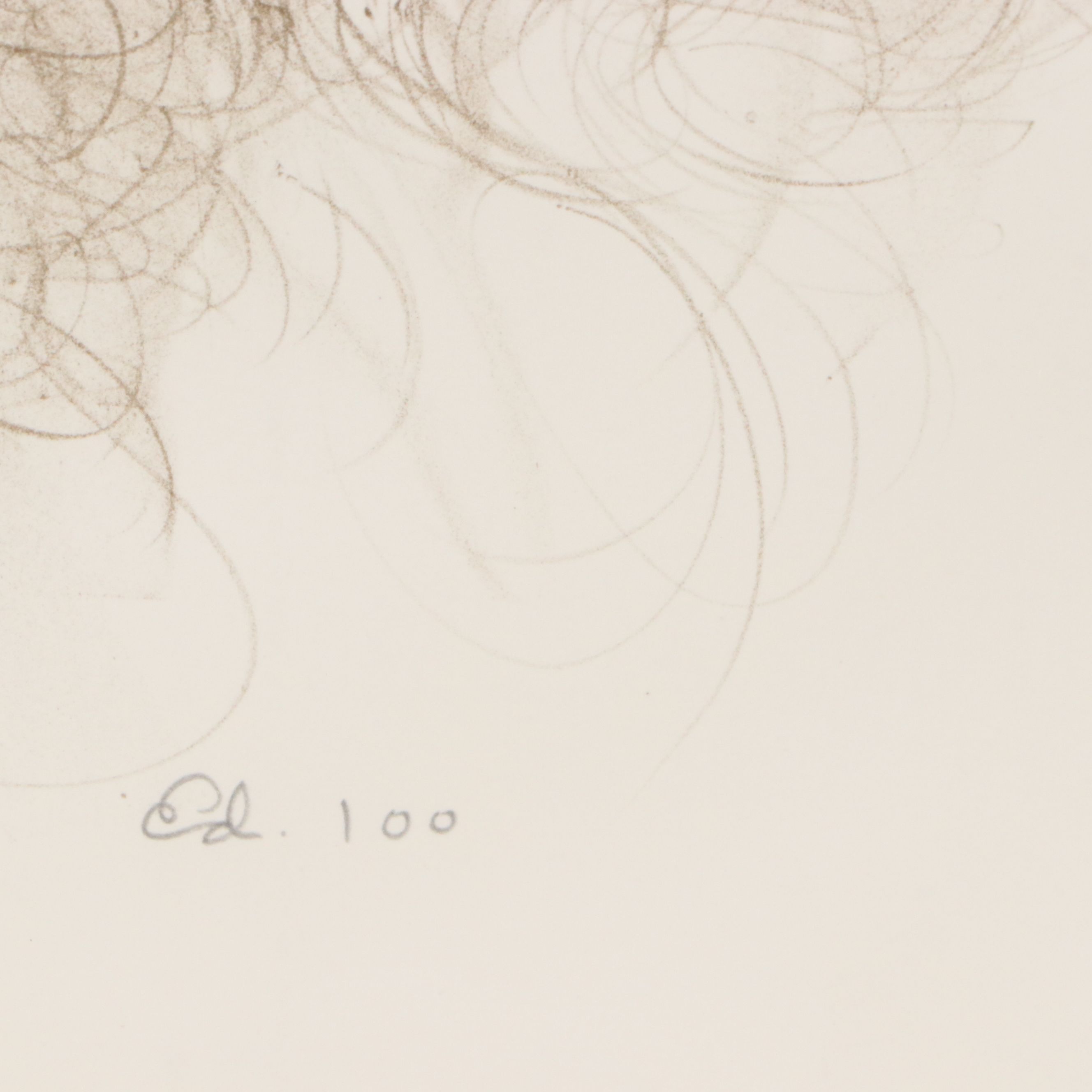 Edna Hibel Plotkin Portrait Lithograph "Bearded Man"