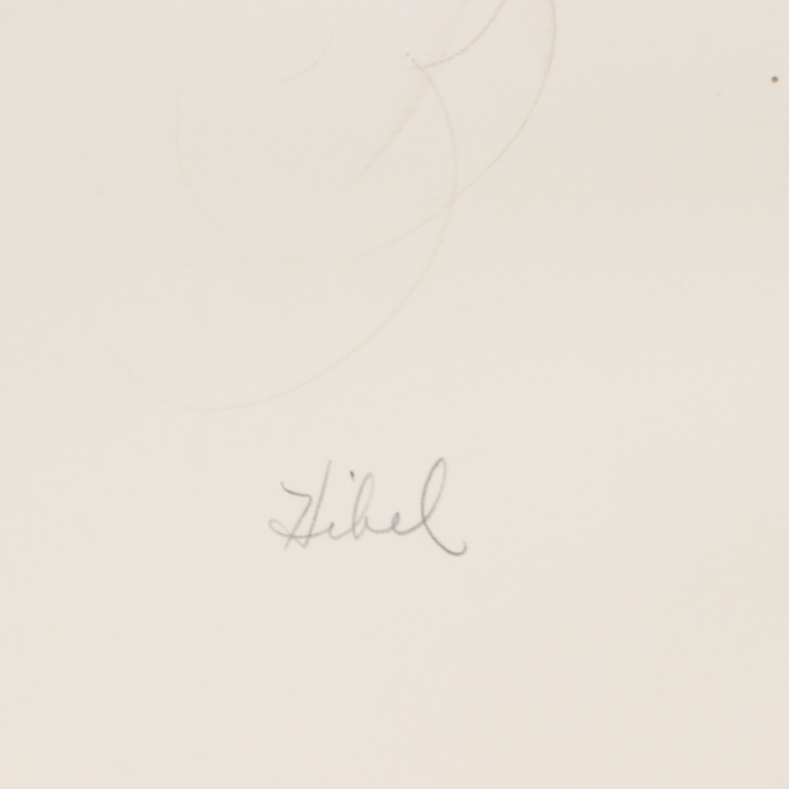 Edna Hibel Plotkin Portrait Lithograph "Bearded Man"