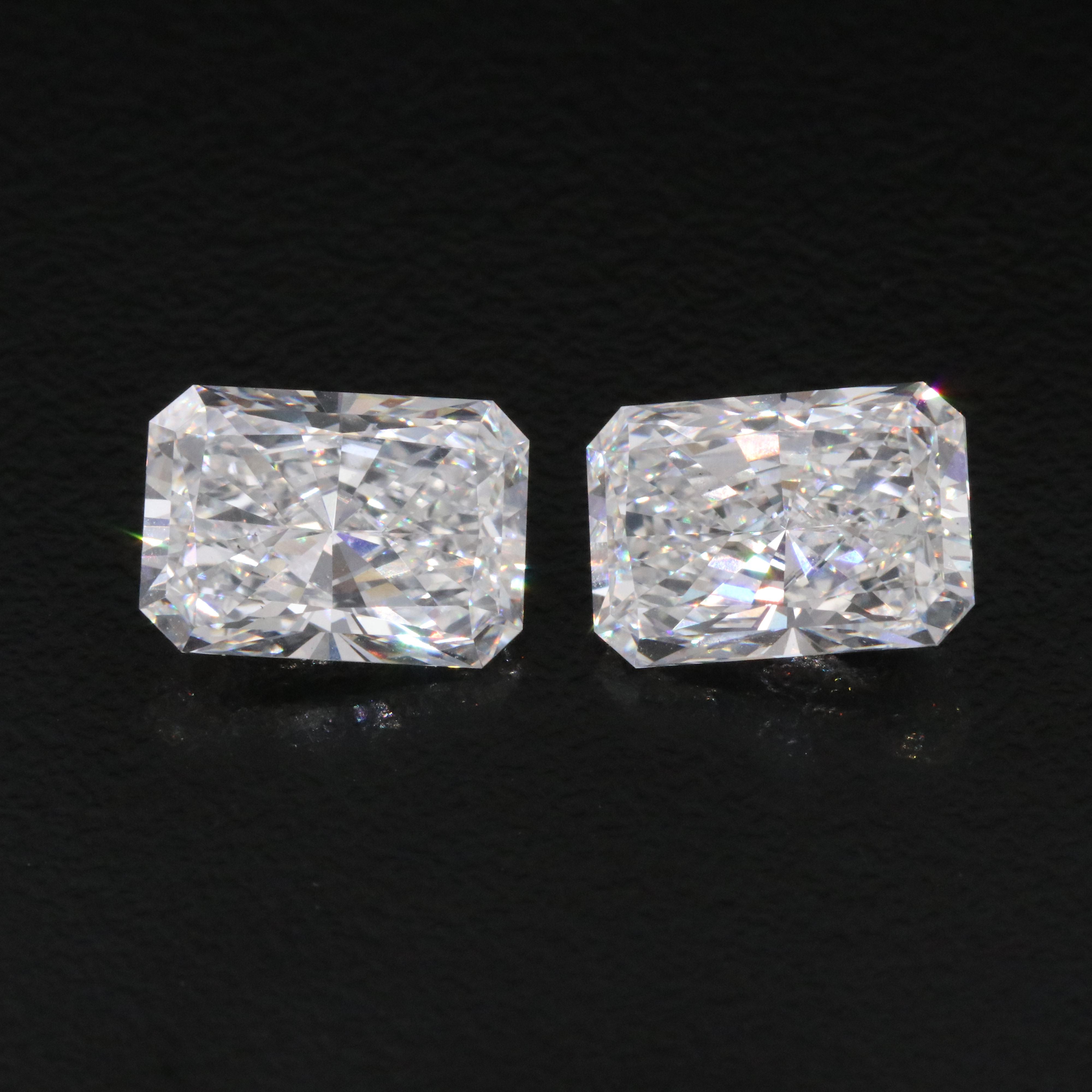 Loose 8.16 CTW Lab Grown Diamond Pair with IGI Reports