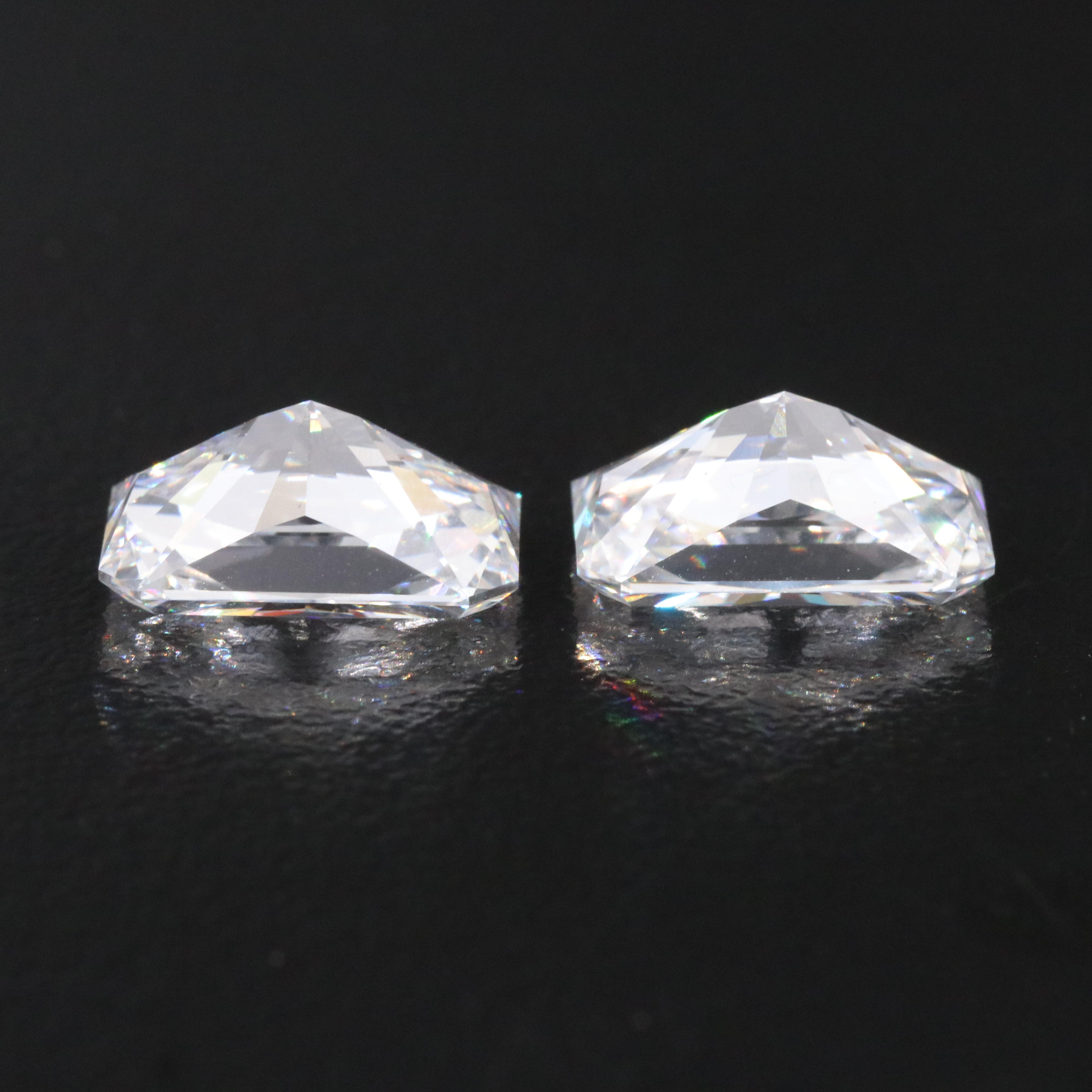 Loose 8.16 CTW Lab Grown Diamond Pair with IGI Reports