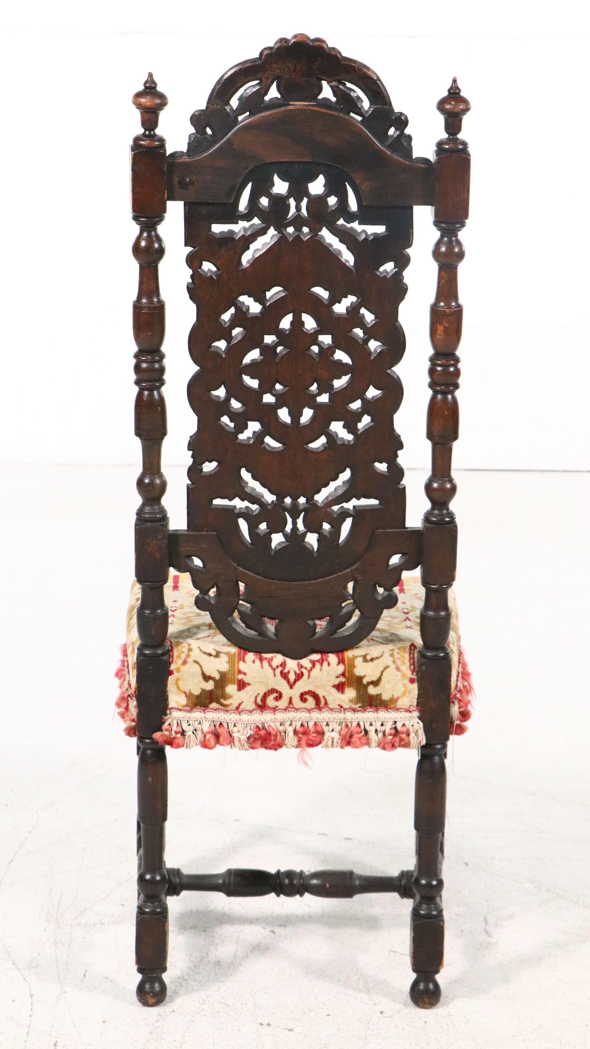 Set of Four William and Mary Style Side Chairs