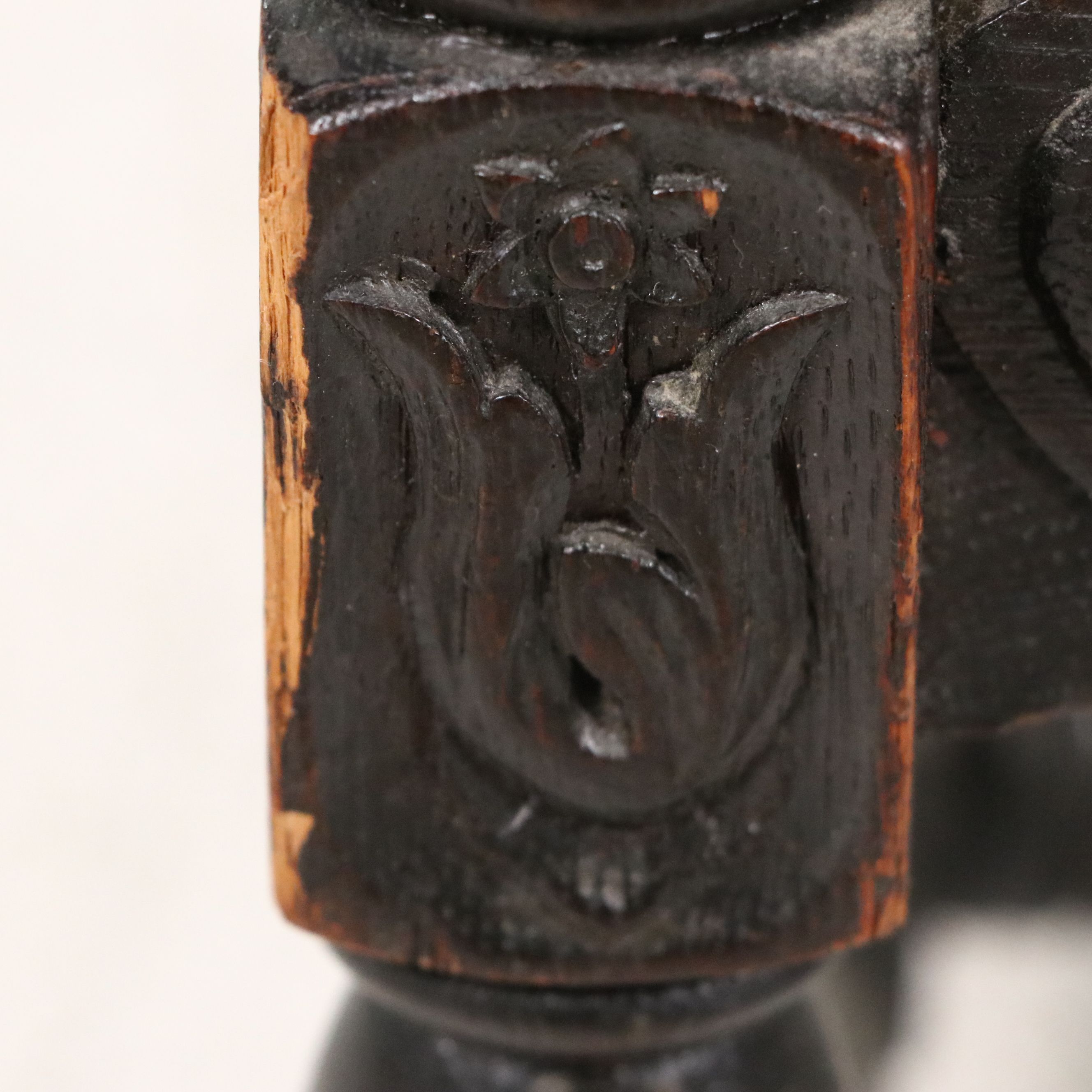 Set of Four William and Mary Style Side Chairs