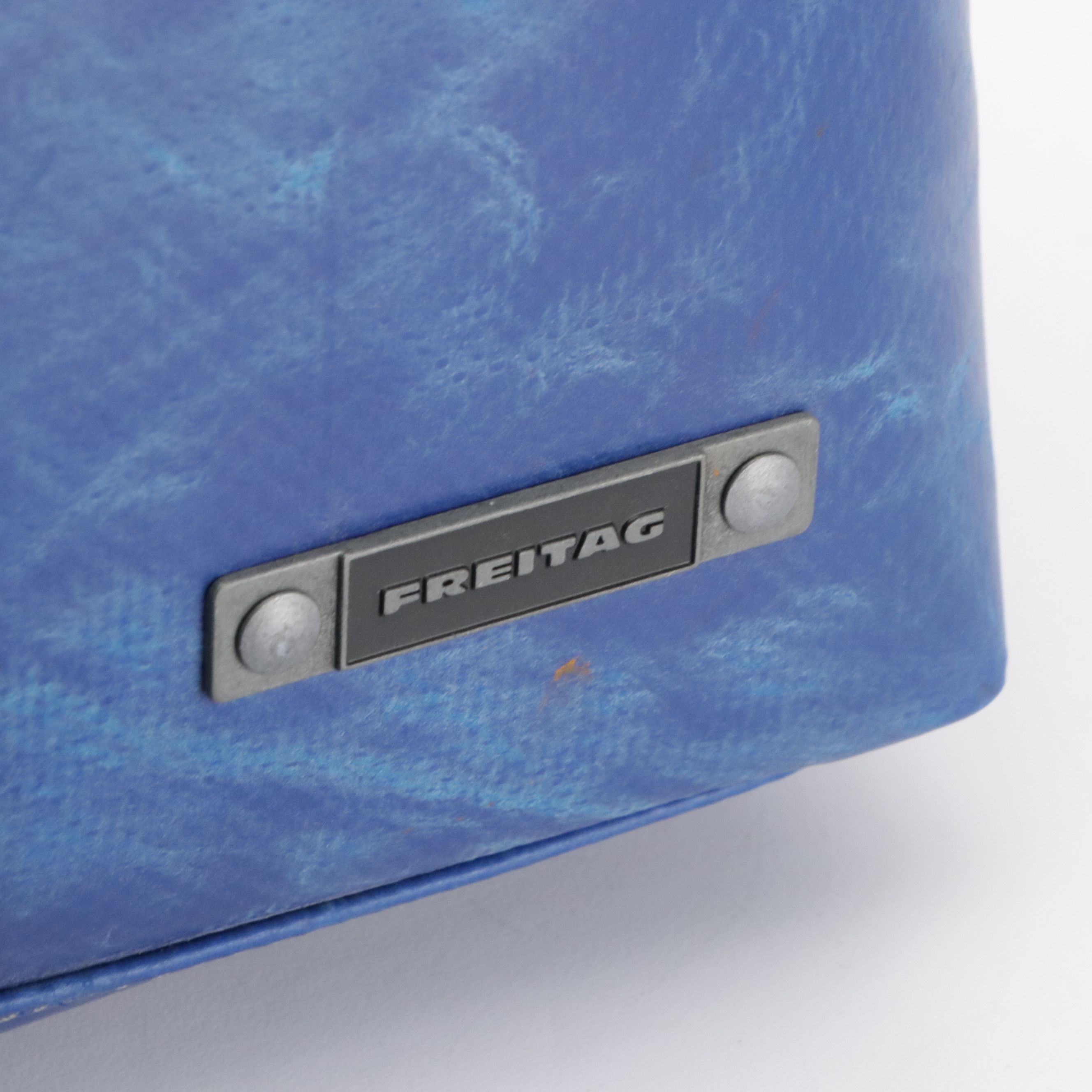 Freitag R523 Hoffmann Business Bag in Blue Vintage Recycled Tarp, With Tags