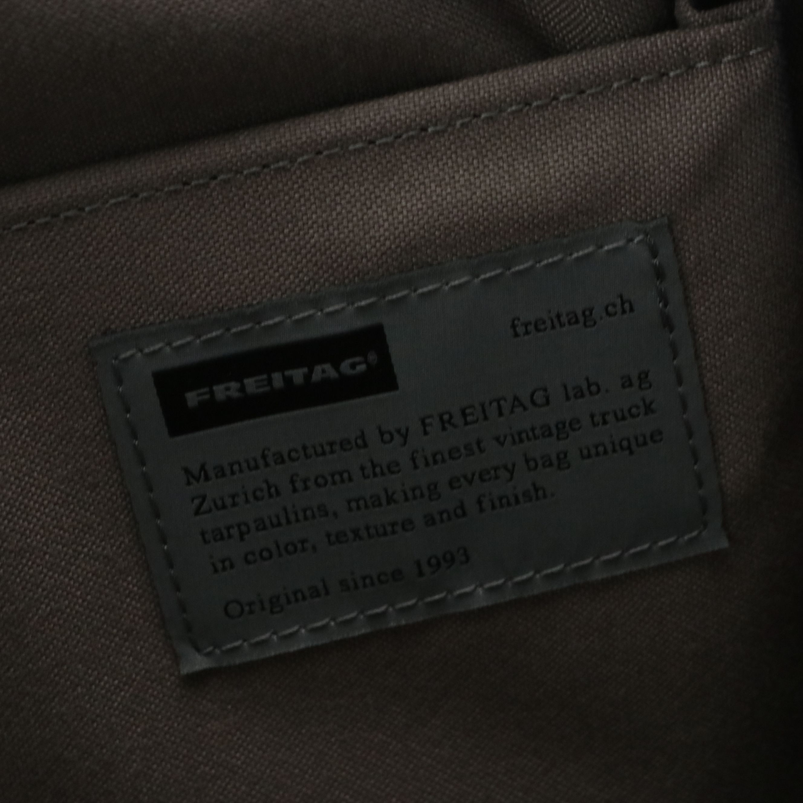 Freitag R523 Hoffmann Business Bag in Blue Vintage Recycled Tarp, With Tags