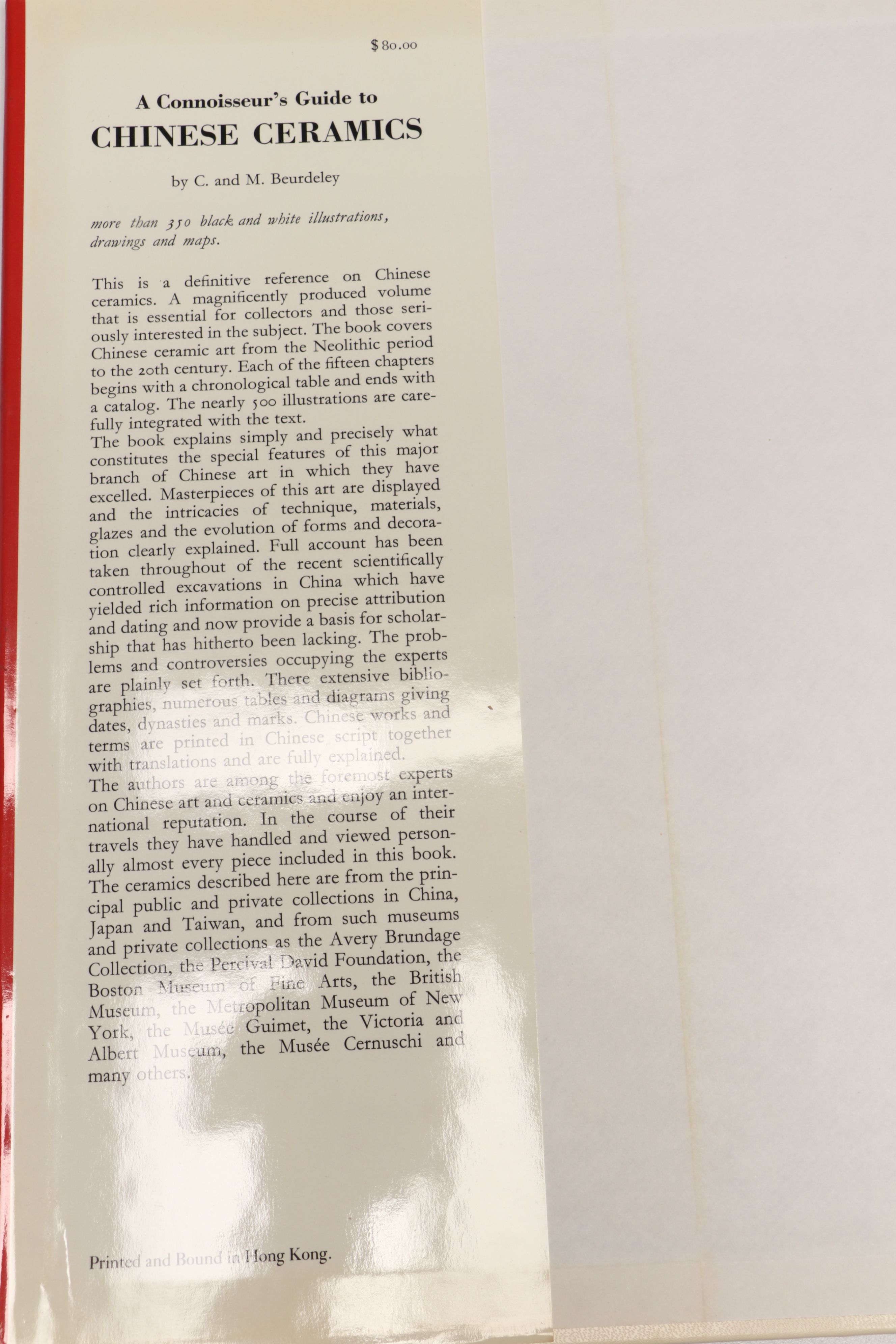 "A Connoisseur's Guide to Chinese Ceramics" with More Books